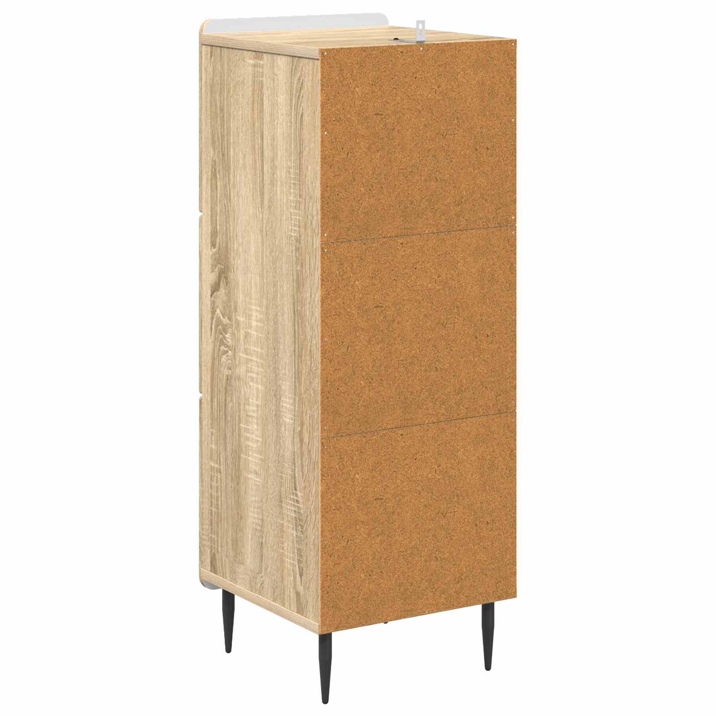 Schubladenschrank 33 x 34,5 x 92 cm Holzwerkstoff Sonoma-Eiche