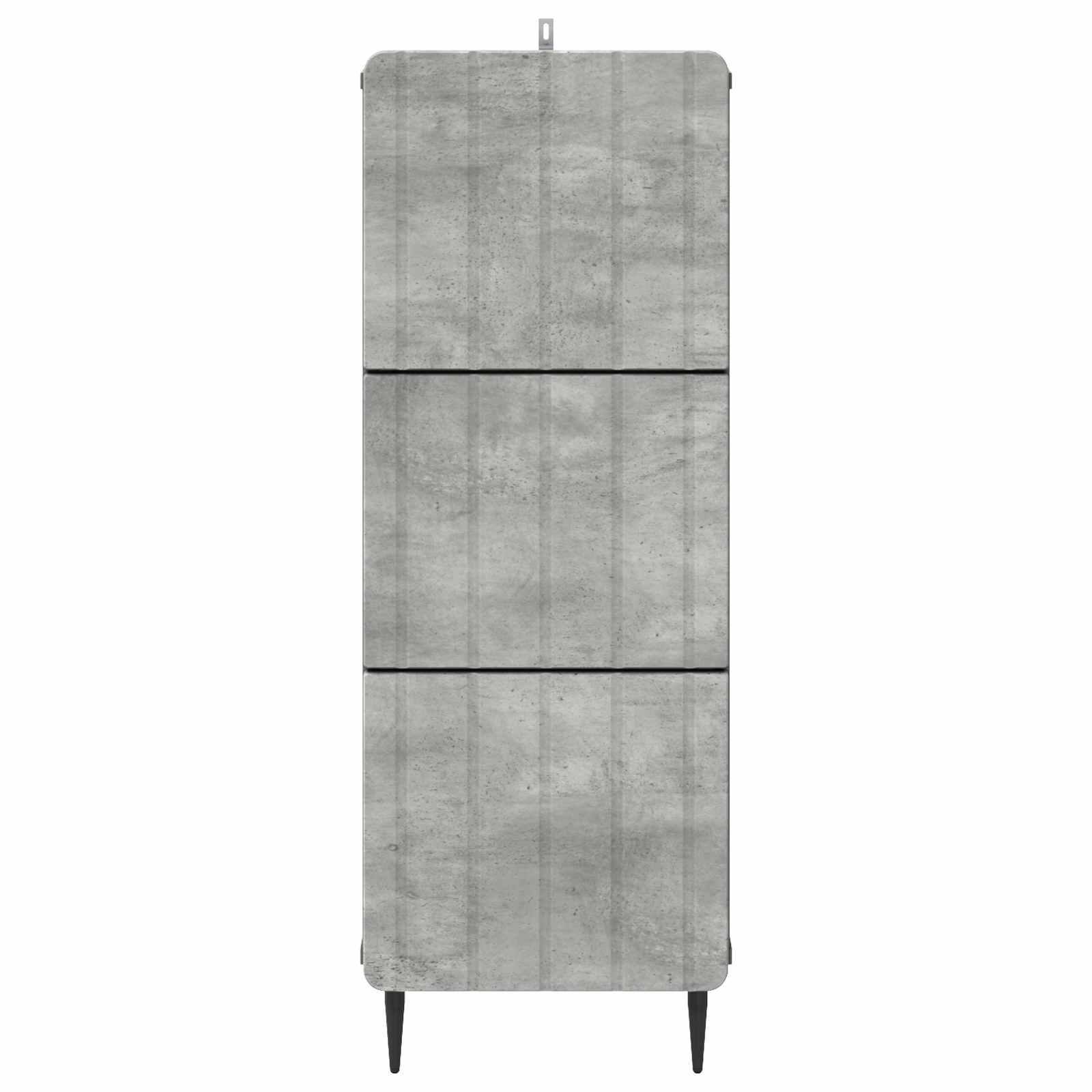 Schubladenschrank 33 x 34,5 x 92 cm Holzwerkstoff Betongrau