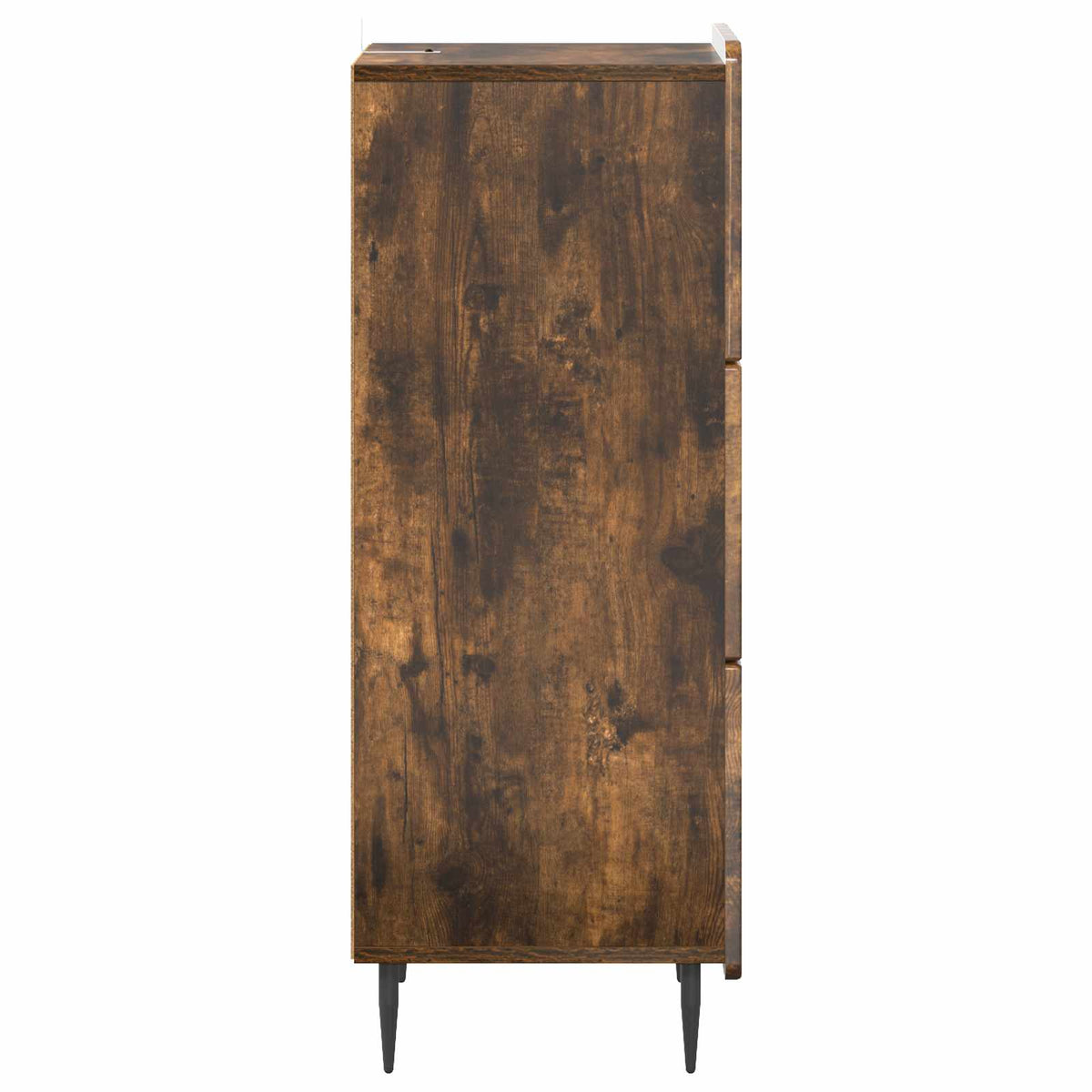 Schubladenschrank 33 x 34,5 x 92 cm Holzwerkstoff Räuchereiche