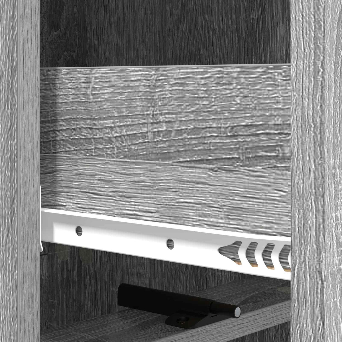 Schubladenschrank 33 x 34,5 x 92 cm Holzwerkstoff Sonoma-Grau