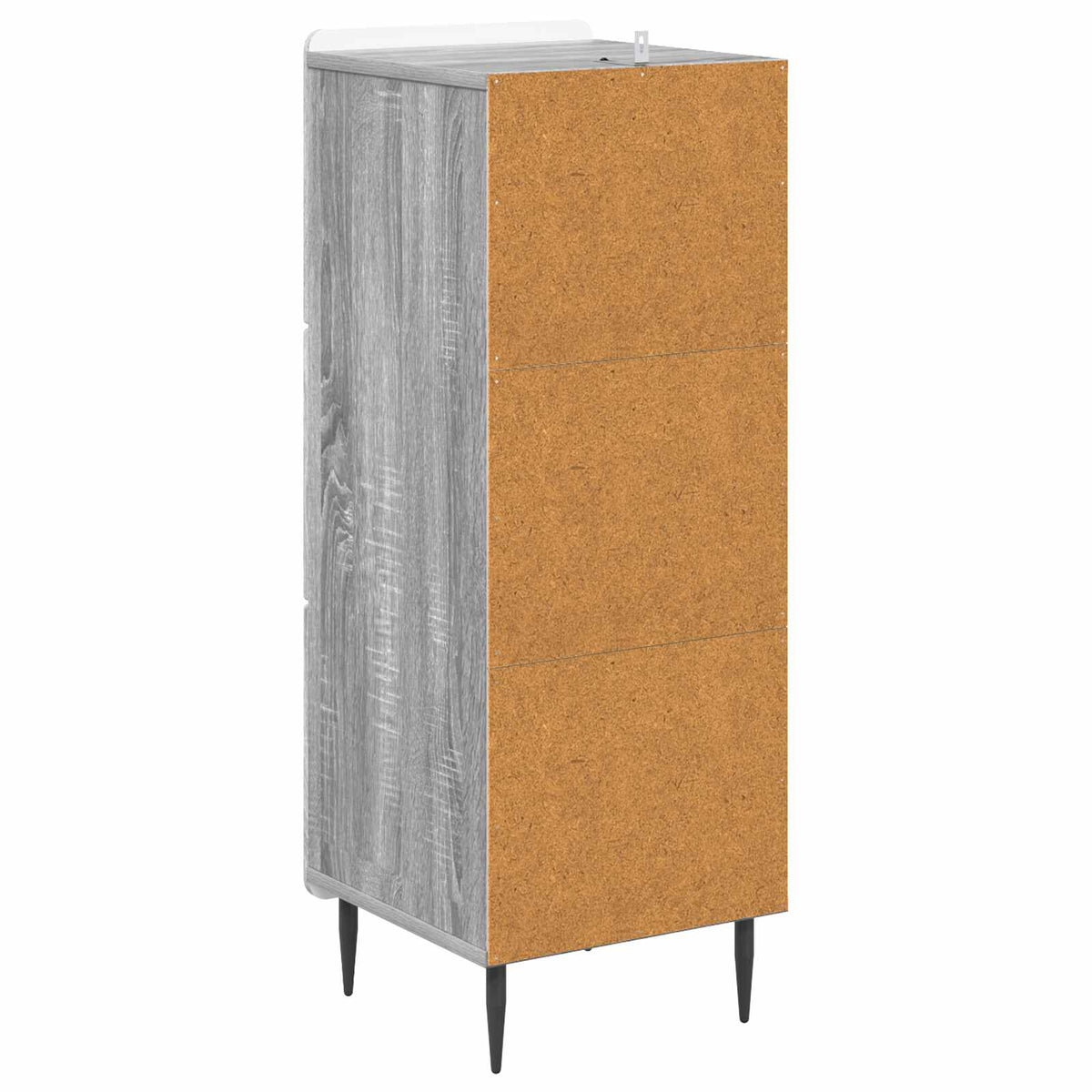 Schubladenschrank 33 x 34,5 x 92 cm Holzwerkstoff Sonoma-Grau