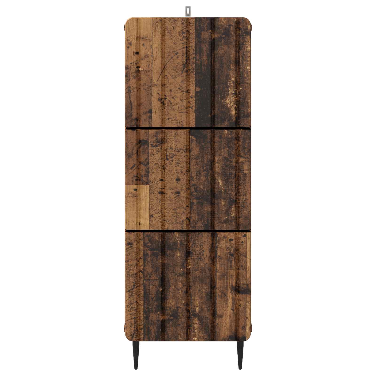 Schubladenschrank 33 x 34,5 x 92 cm Holzwerkstoff Altholz