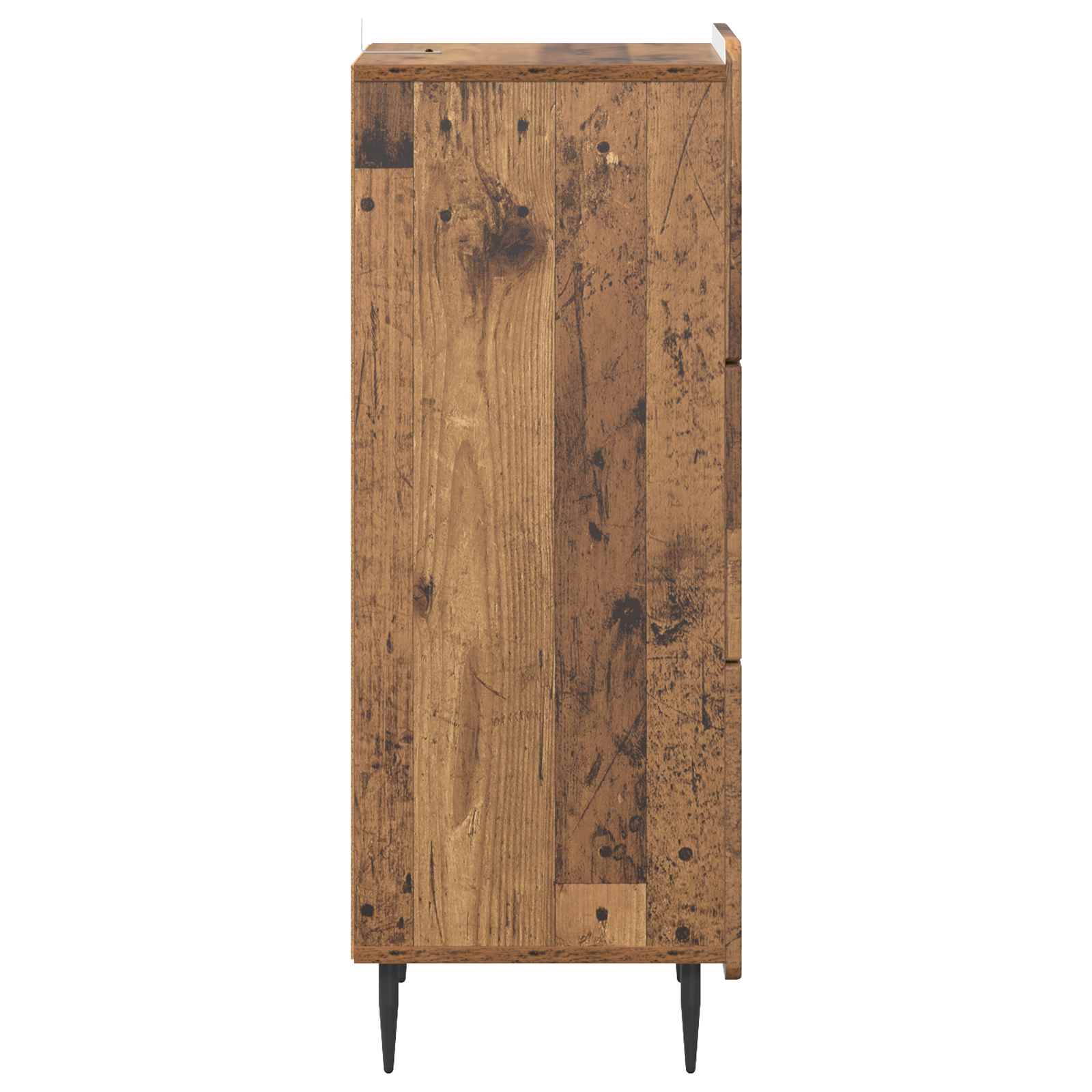 Schubladenschrank 33 x 34,5 x 92 cm Holzwerkstoff Altholz