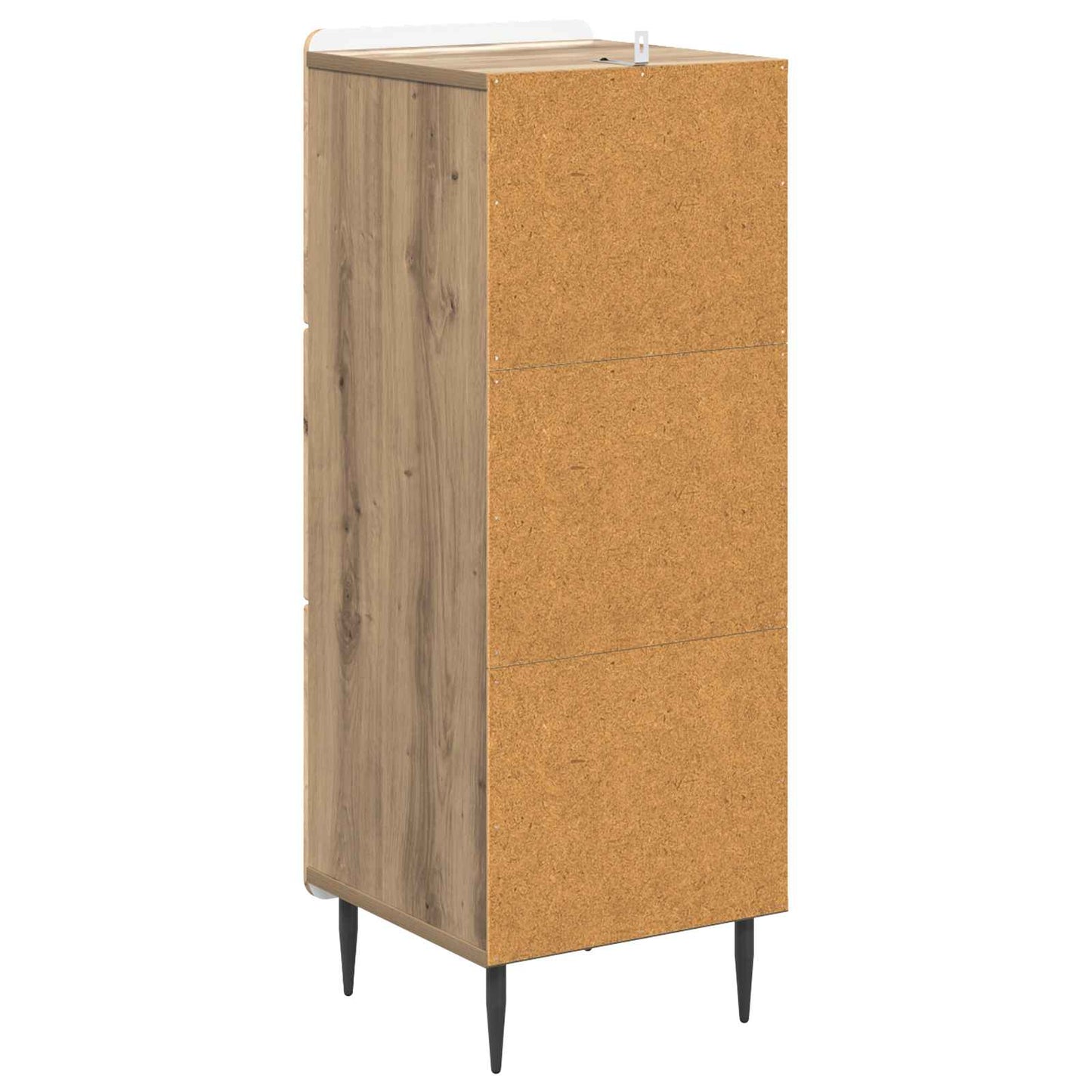 Schubladenschrank 33 x 34,5 x 92 cm Holzwerkstoff Artisan-Eiche