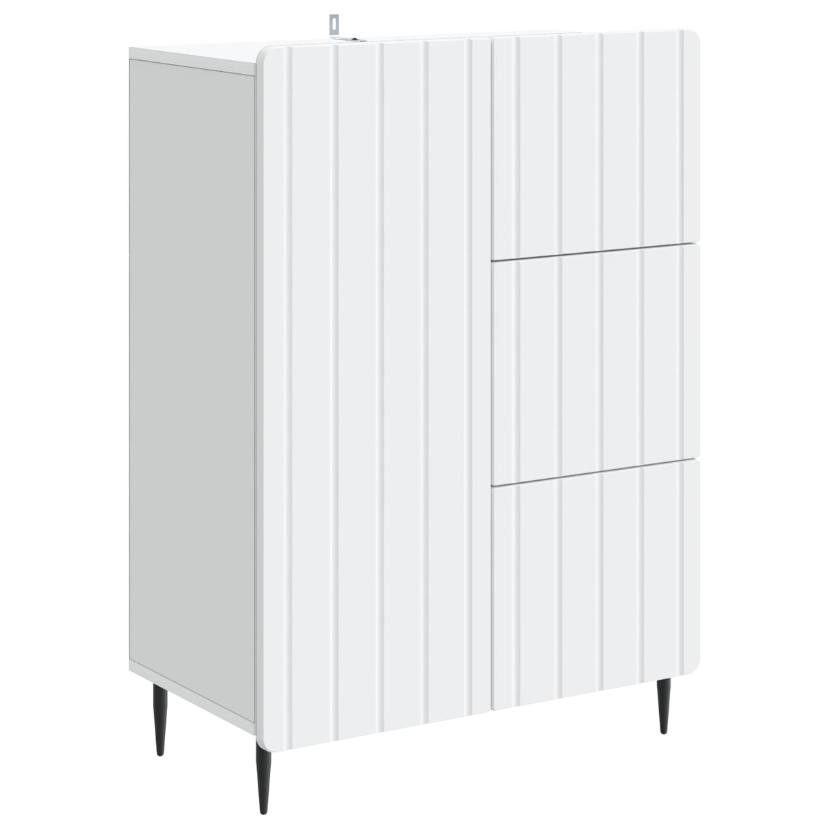 Sideboard Weiß 66 x 34,5 x 91,5 cm Holzwerkstoff