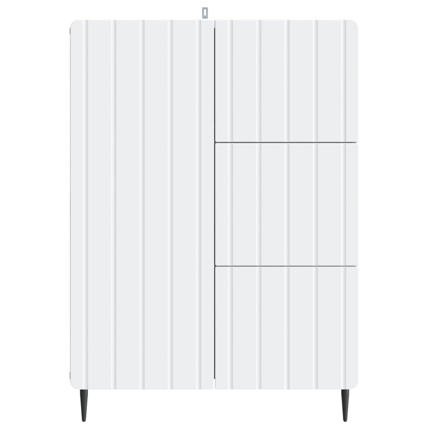 Sideboard Weiß 66 x 34,5 x 91,5 cm Holzwerkstoff