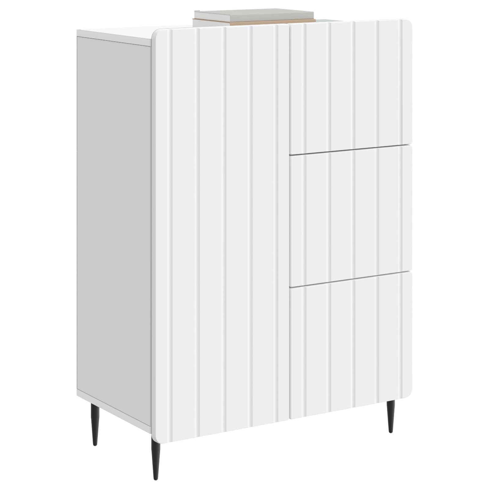Sideboard Weiß 66 x 34,5 x 91,5 cm Holzwerkstoff