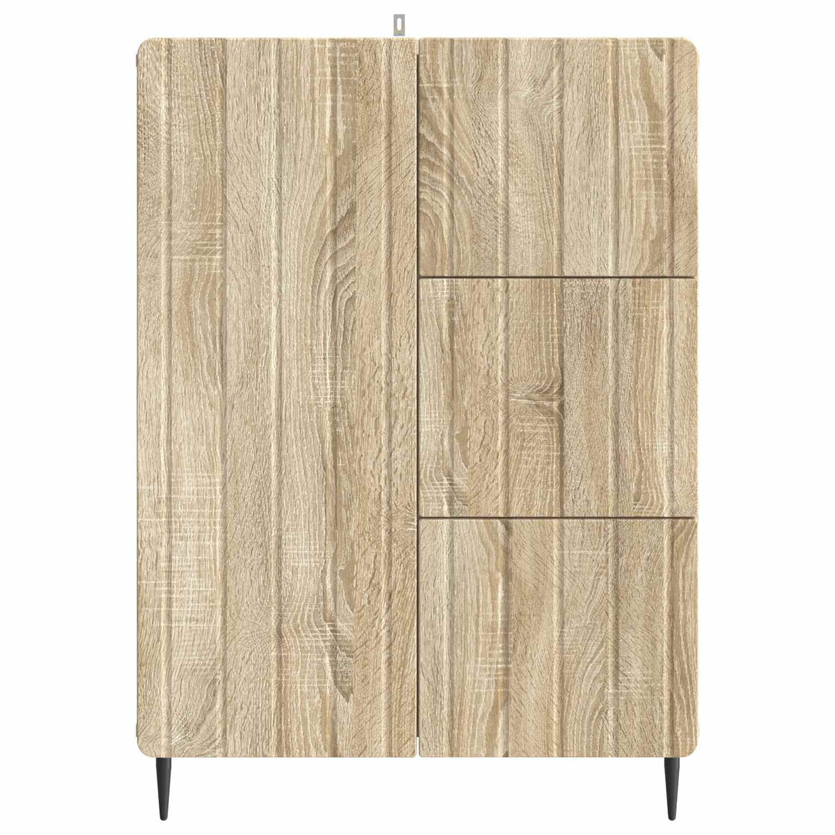 Sideboard Sonoma-Eiche 66 x 34,5 x 91,5 cm Holzwerkstoff