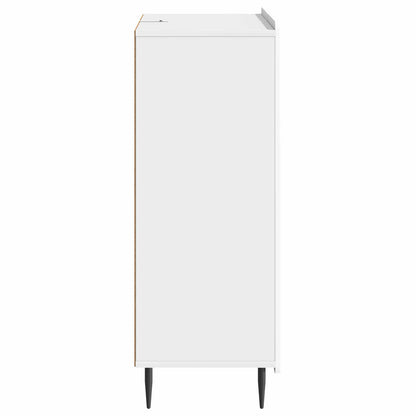 Sideboard Hochglanz Weiß 66 x 34,5 x 91,5 cm Holzwerkstoff