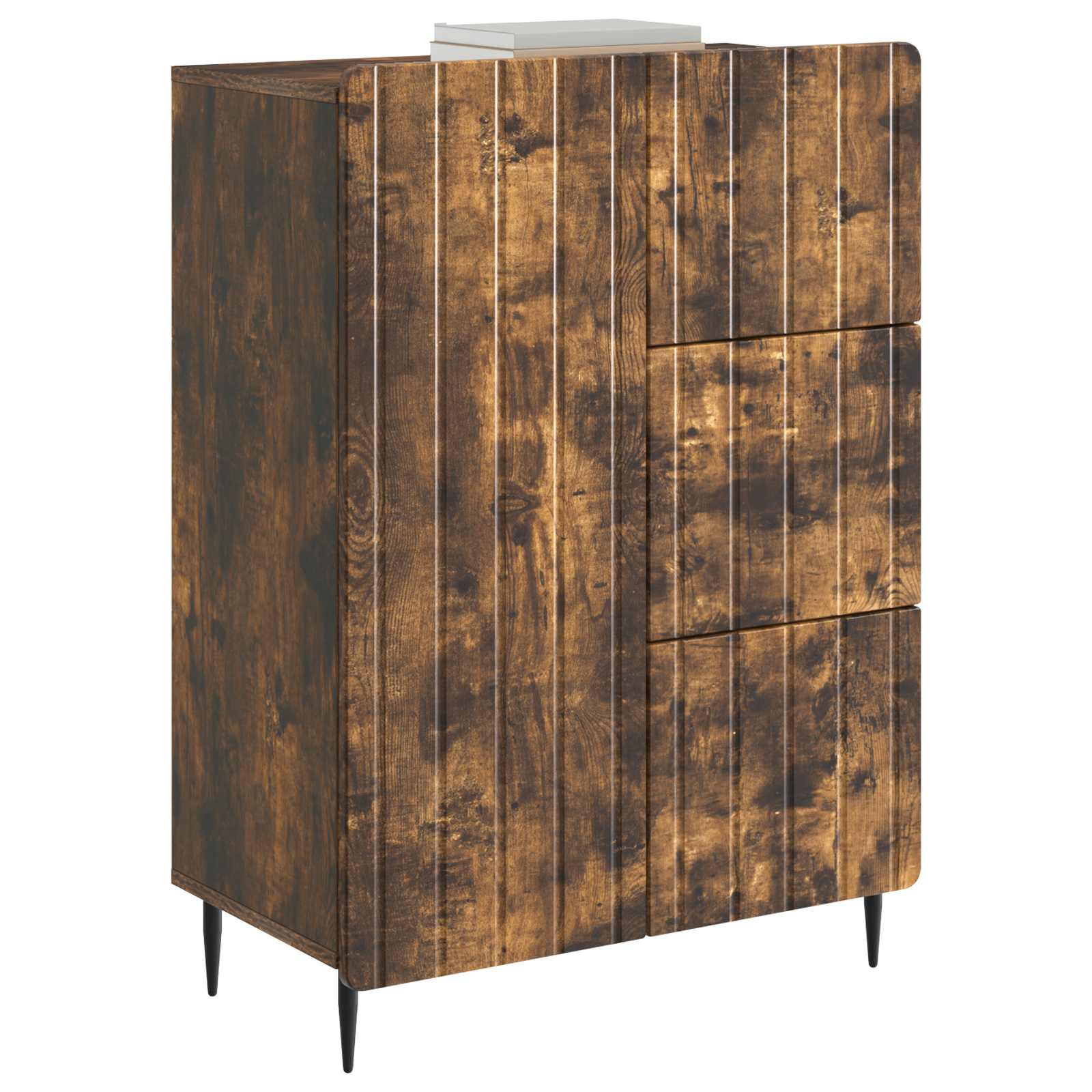 Sideboard Räuchereiche 66 x 34,5 x 91,5 cm Holzwerkstoff