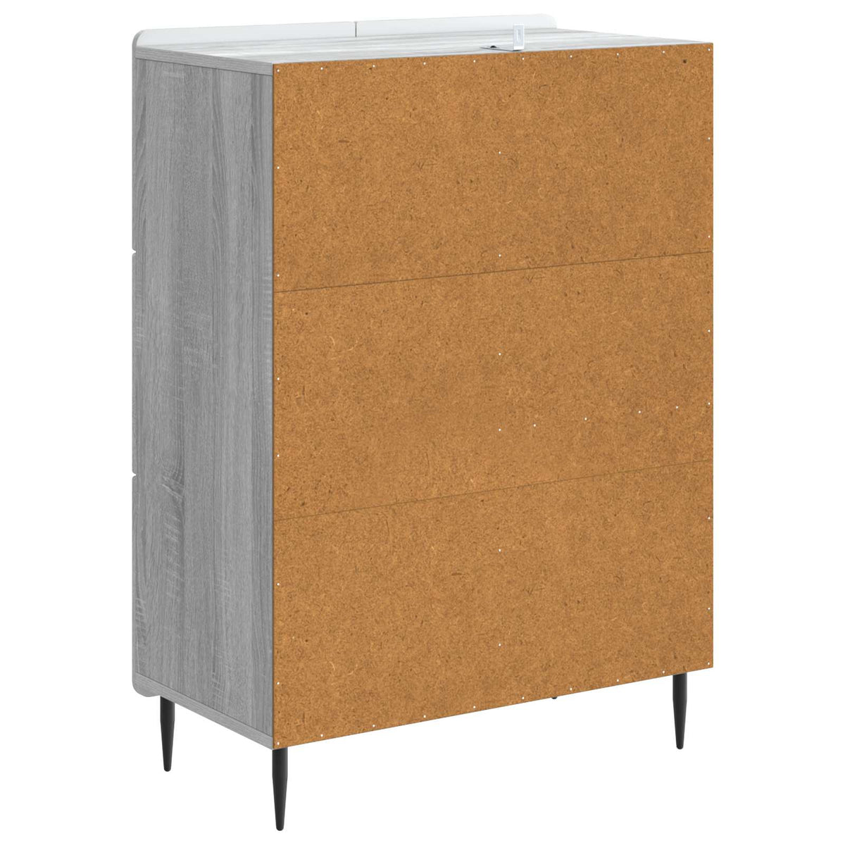 Sideboard Sonoma-Grau 66 x 34,5 x 91,5 cm Holzwerkstoff