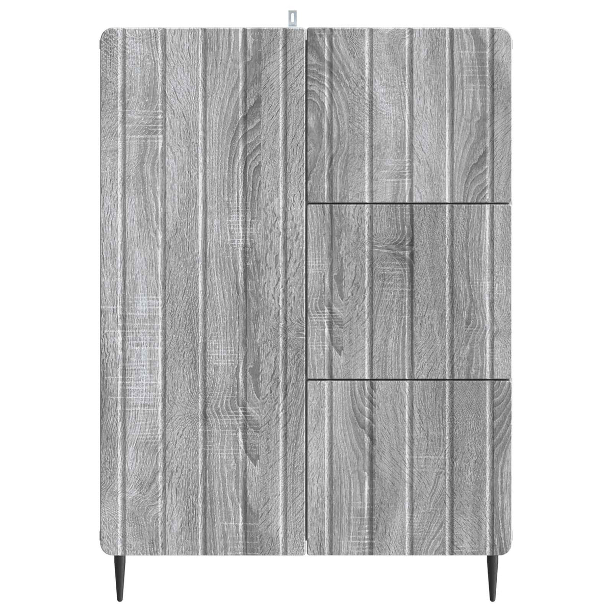 Sideboard Sonoma-Grau 66 x 34,5 x 91,5 cm Holzwerkstoff