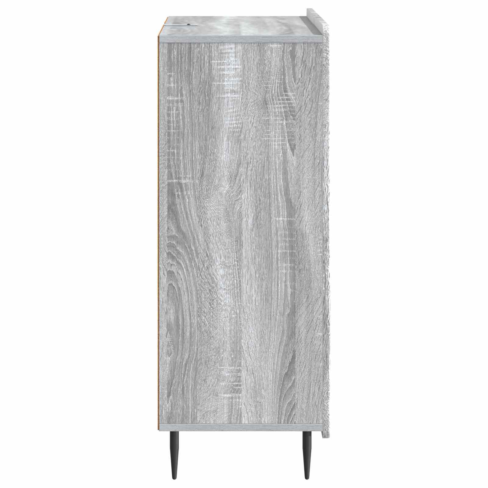Sideboard Sonoma-Grau 66 x 34,5 x 91,5 cm Holzwerkstoff