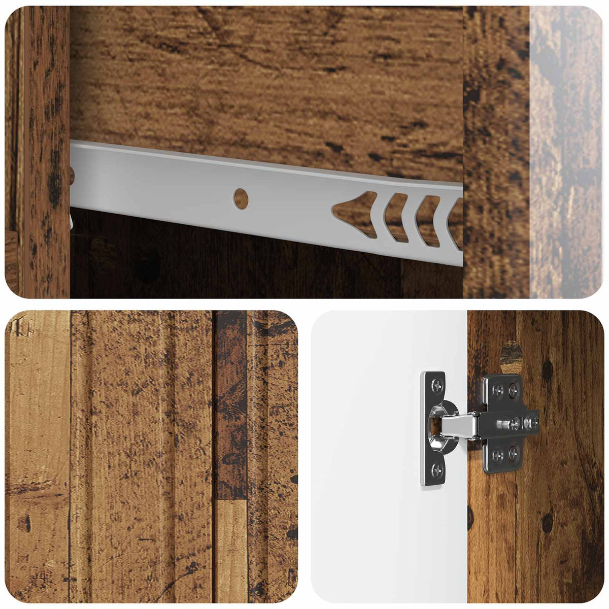 Sideboard Altholz 66 x 34,5 x 91,5 cm Holzwerkstoff