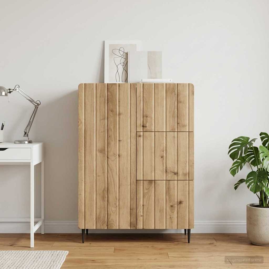 Sideboard Artisan-Eiche 66 x 34,5 x 91,5 cm Holzwerkstoff