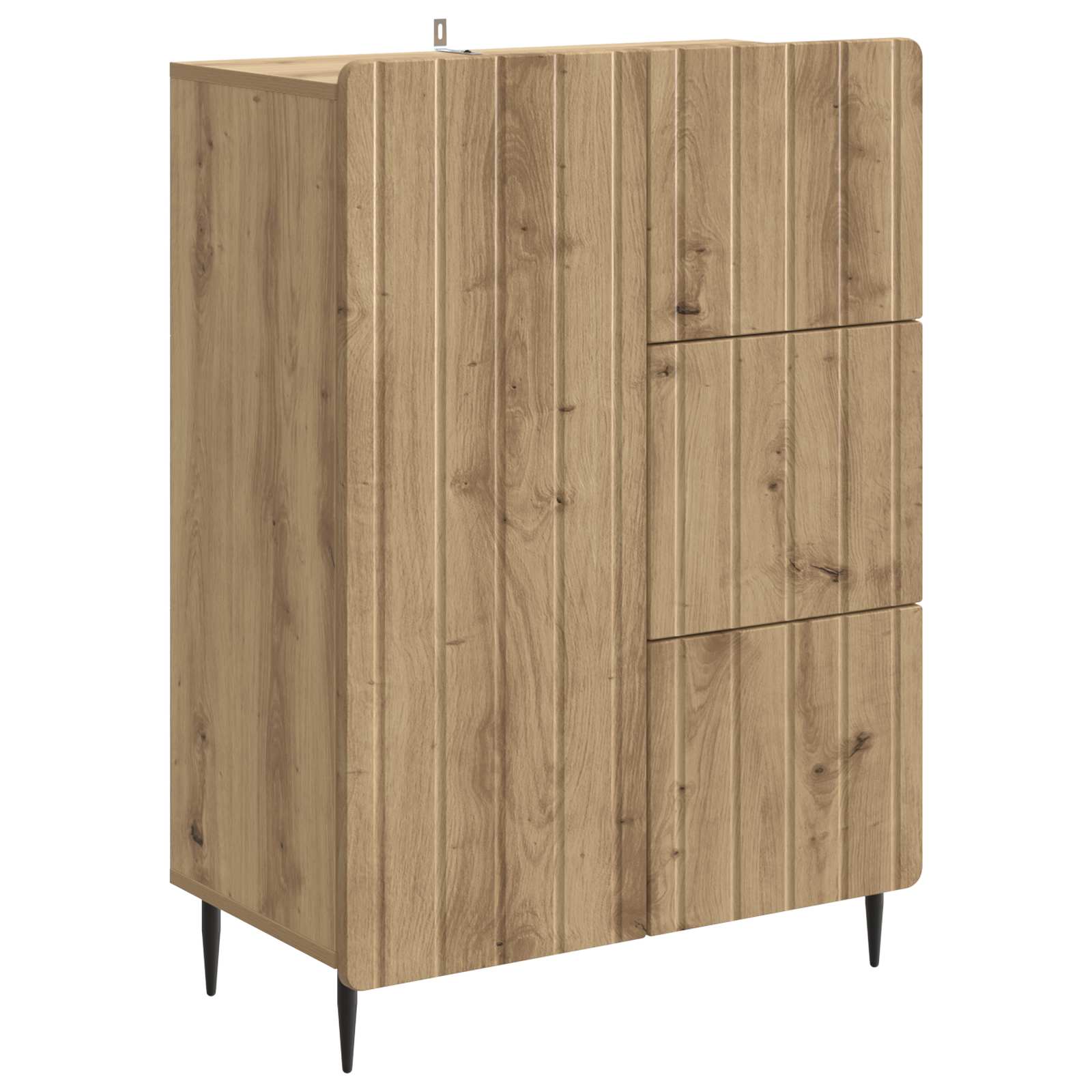Sideboard Artisan-Eiche 66 x 34,5 x 91,5 cm Holzwerkstoff
