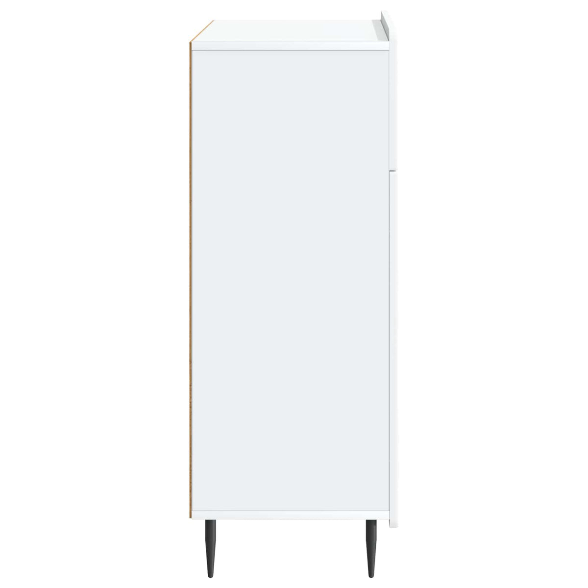 Sideboard Weiß 66 x 34,5 x 92 cm Holzwerkstoff