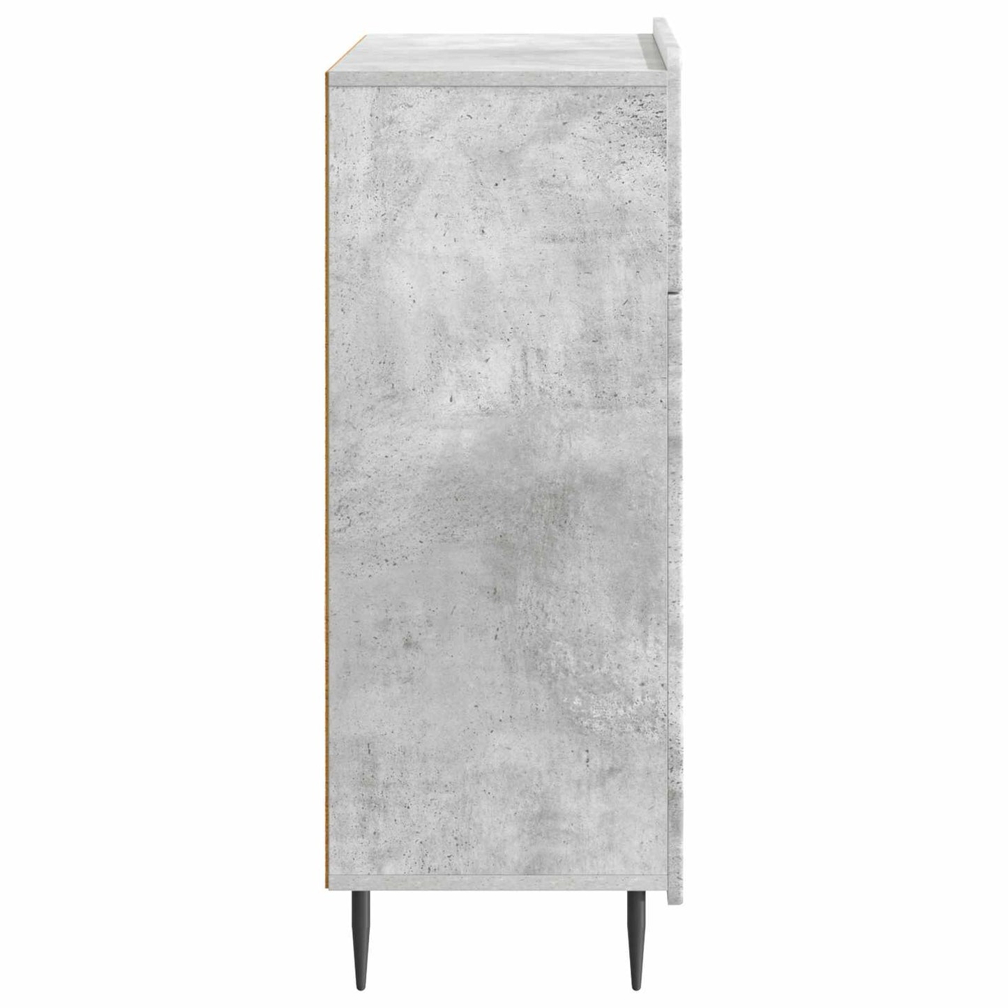 Sideboard Betongrau 66 x 34,5 x 92 cm Holzwerkstoff