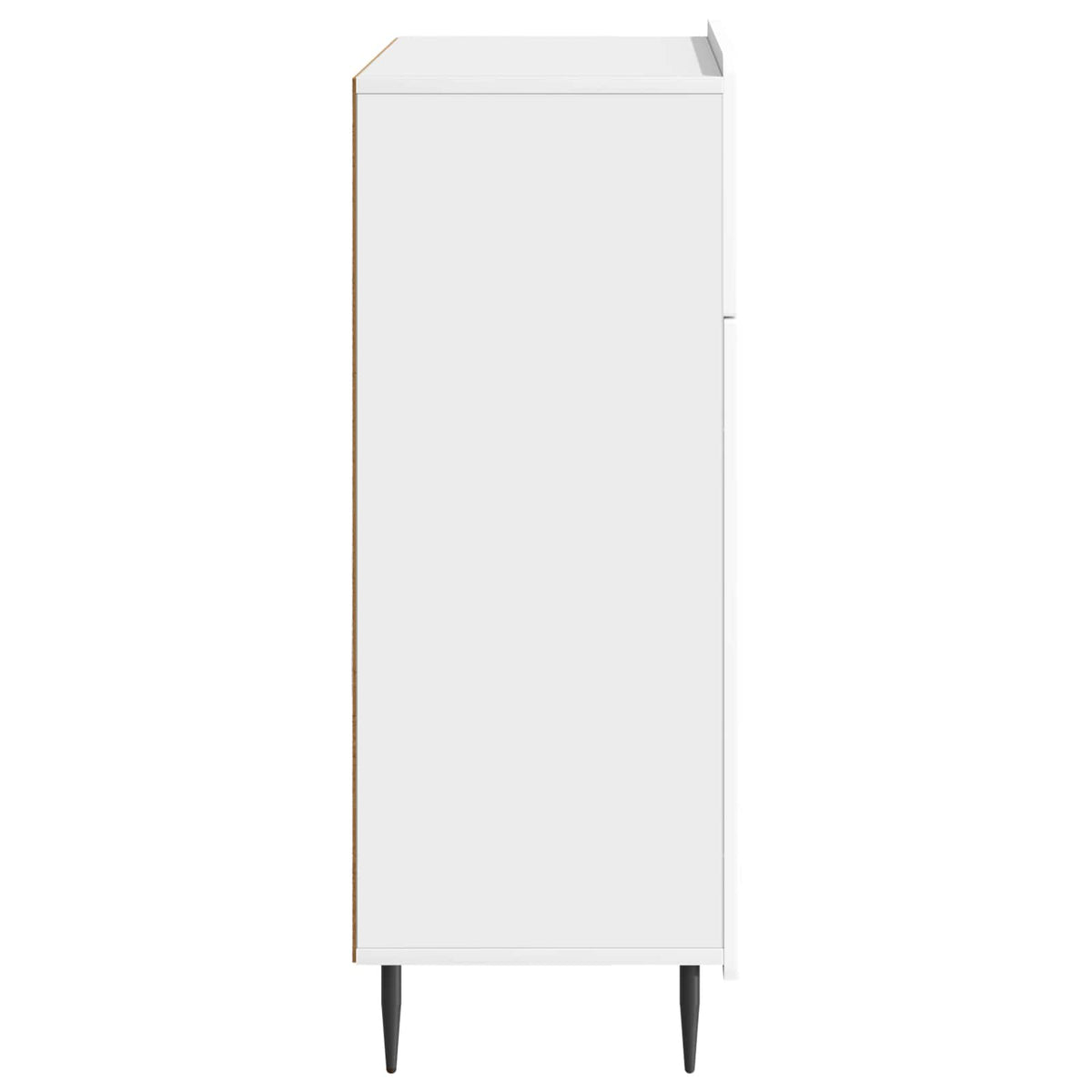 Sideboard Hochglanz Weiß 66 x 34,5 x 92 cm Holzwerkstoff