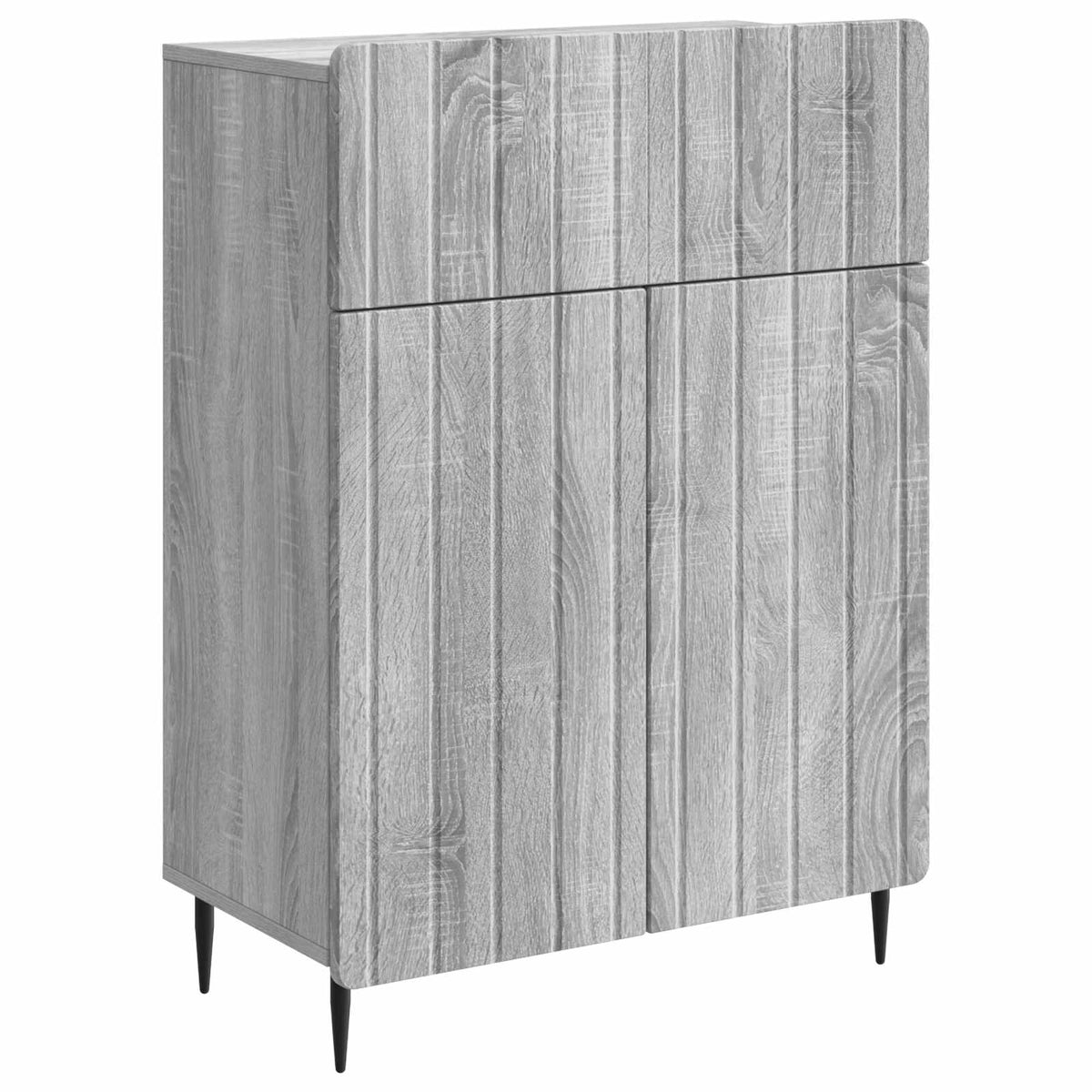 Sideboard Sonoma-Grau 66 x 34,5 x 92 cm Holzwerkstoff