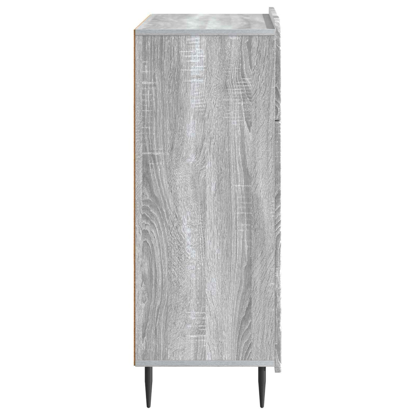 Sideboard Sonoma-Grau 66 x 34,5 x 92 cm Holzwerkstoff