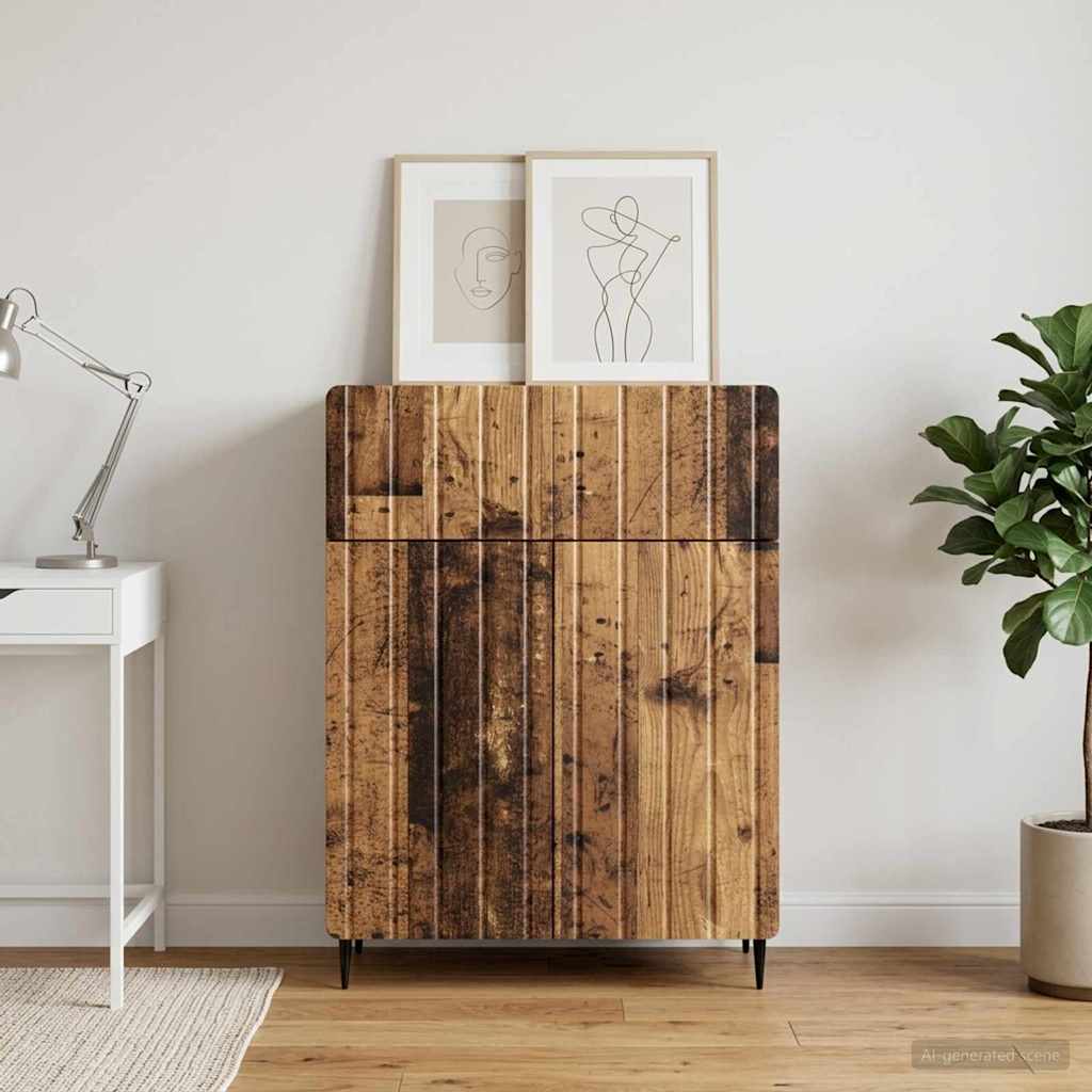 Sideboard Altholz 66 x 34,5 x 92 cm Holzwerkstoff