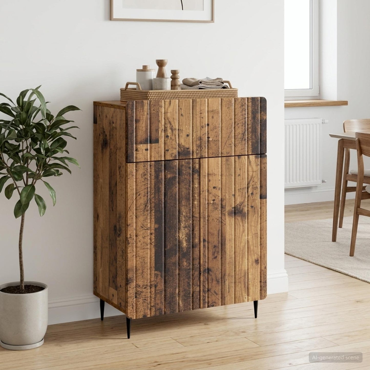 Sideboard Altholz 66 x 34,5 x 92 cm Holzwerkstoff