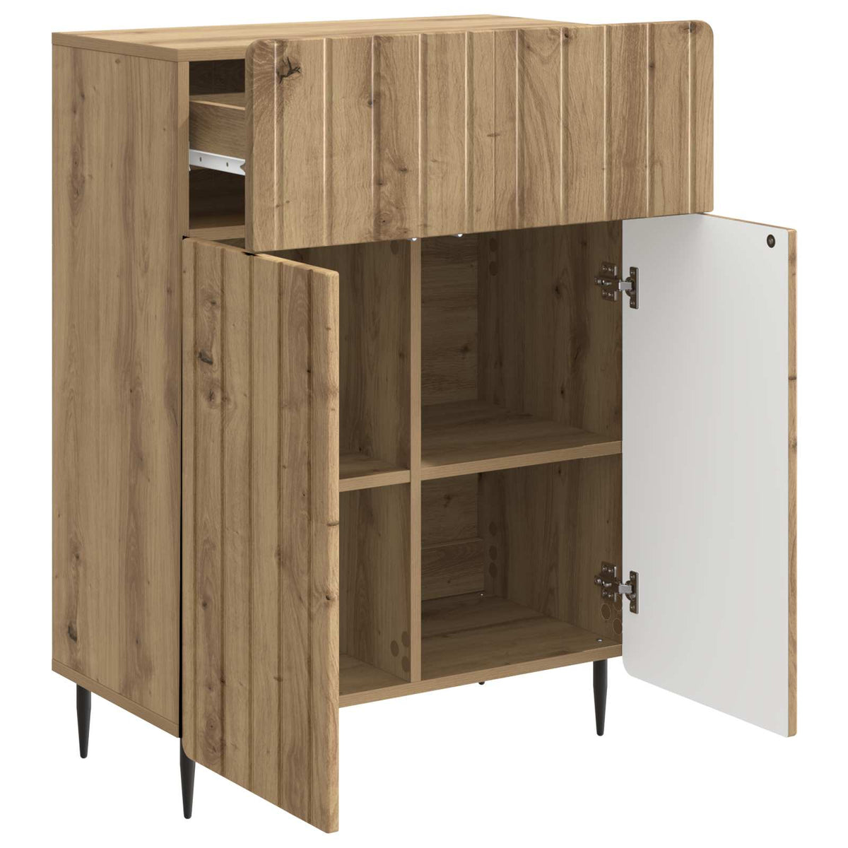 Sideboard Artisan-Eiche 66 x 34,5 x 92 cm Holzwerkstoff