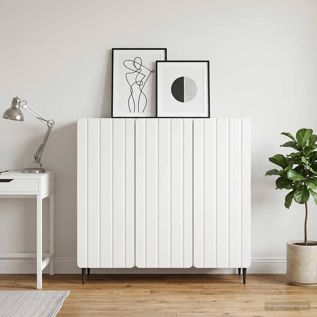 Sideboard Weiß 89 x 34,5 x 82 cm Holzwerkstoff