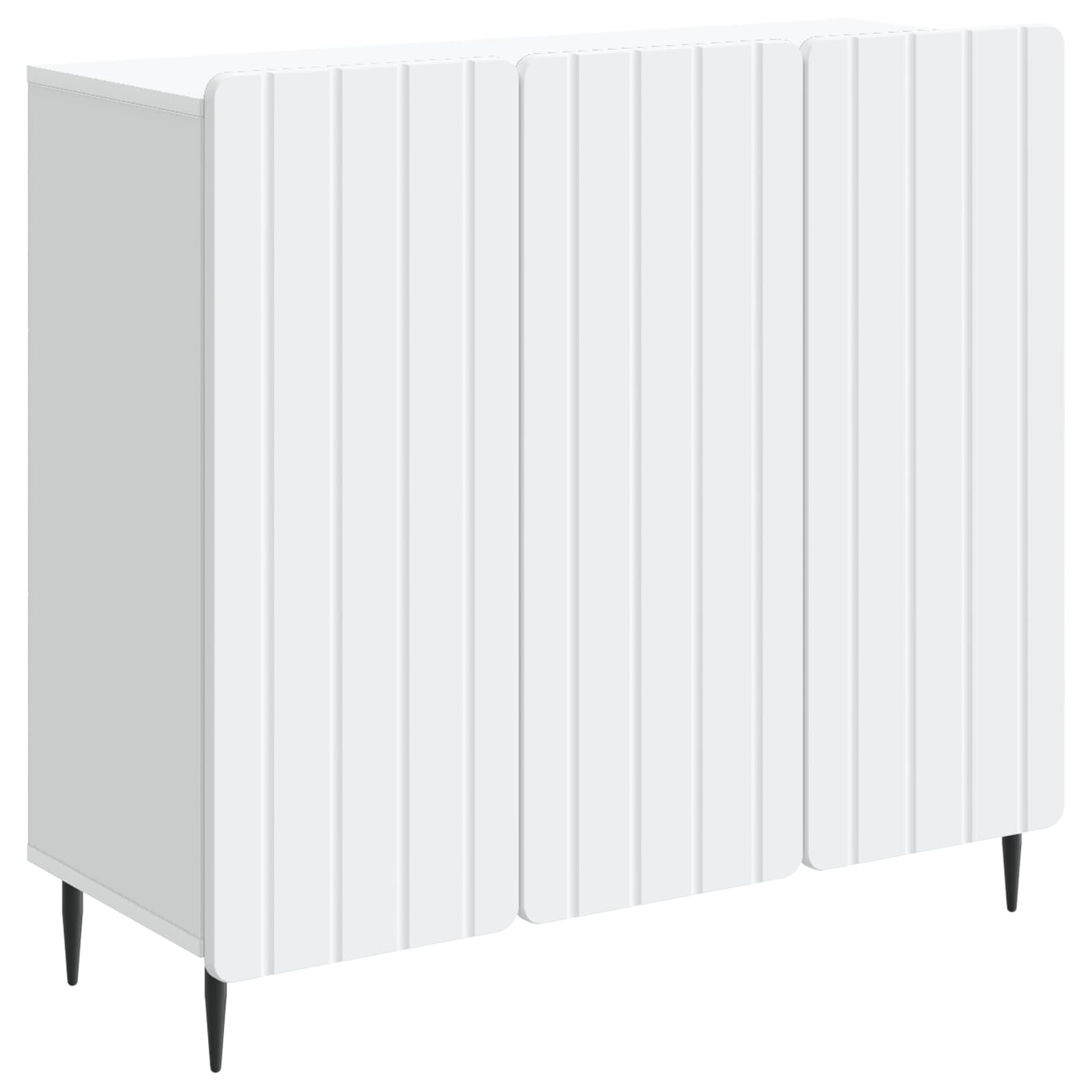 Sideboard Weiß 89 x 34,5 x 82 cm Holzwerkstoff