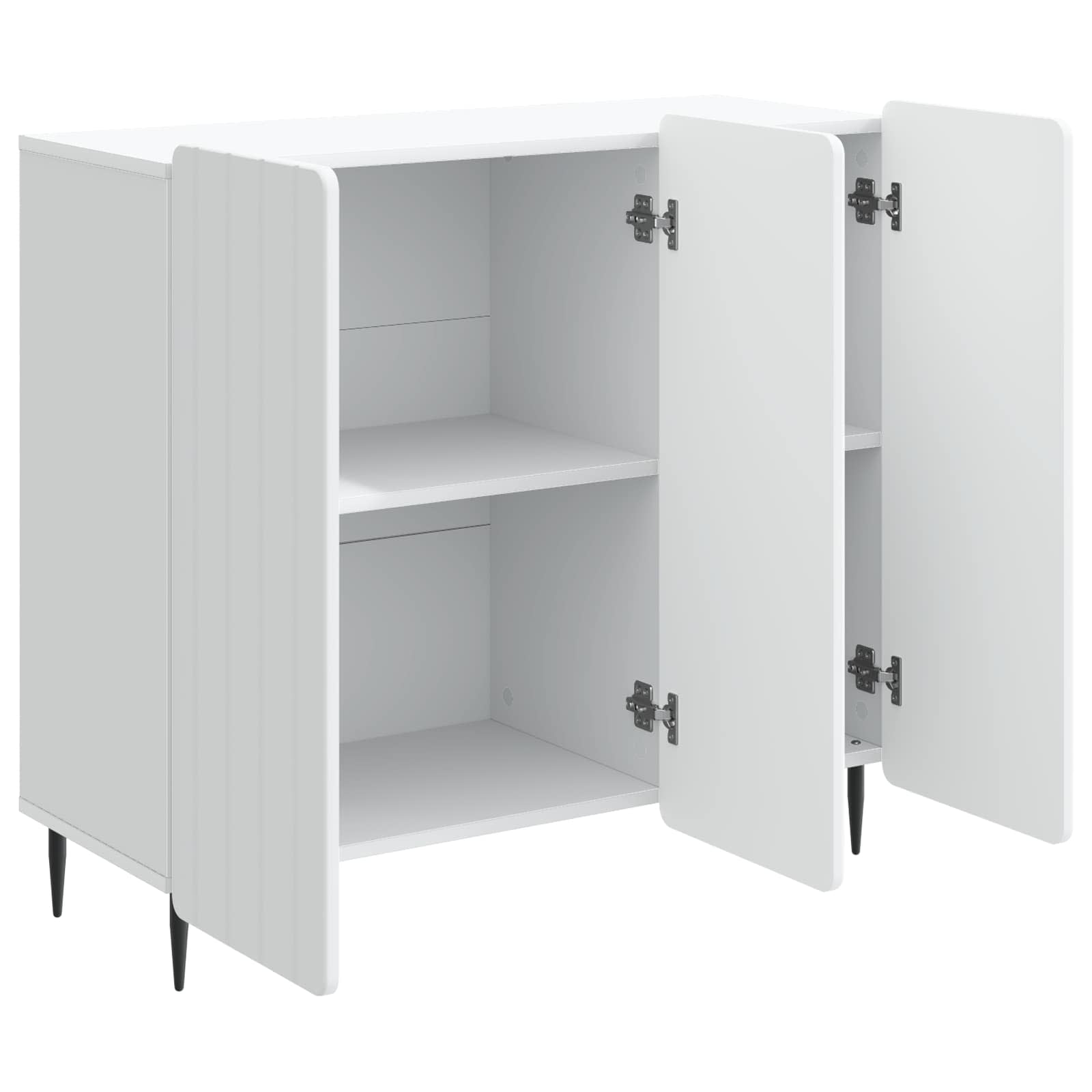 Sideboard Weiß 89 x 34,5 x 82 cm Holzwerkstoff
