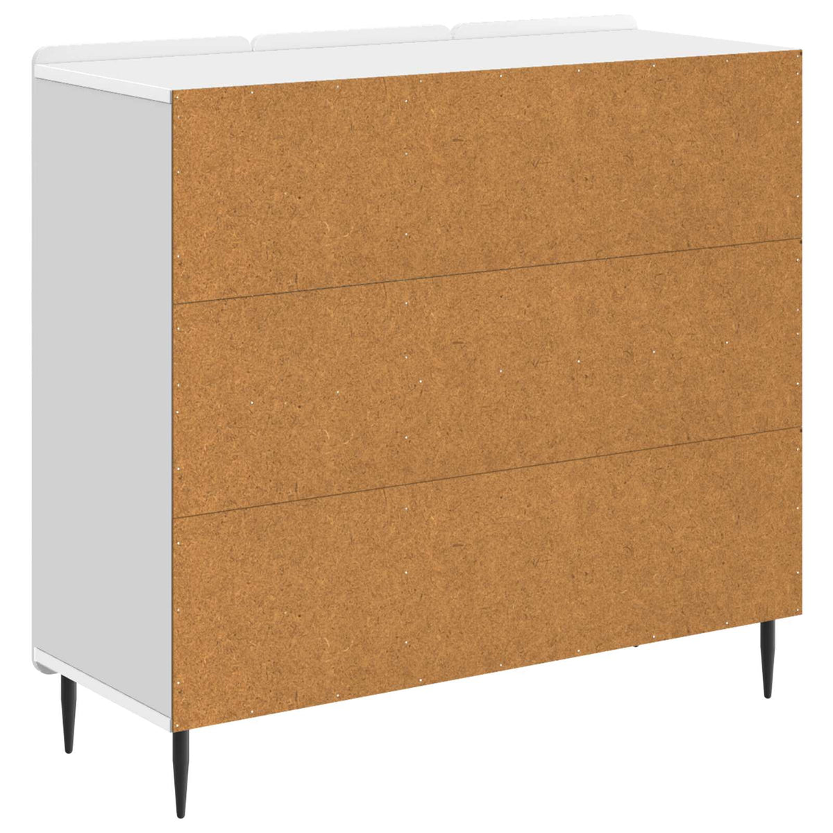 Sideboard Weiß 89 x 34,5 x 82 cm Holzwerkstoff