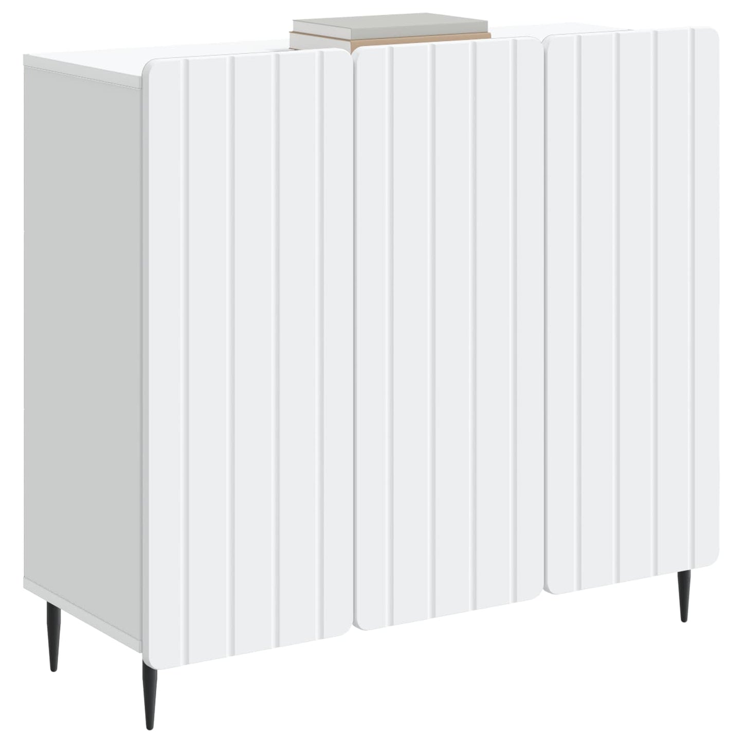 Sideboard Weiß 89 x 34,5 x 82 cm Holzwerkstoff