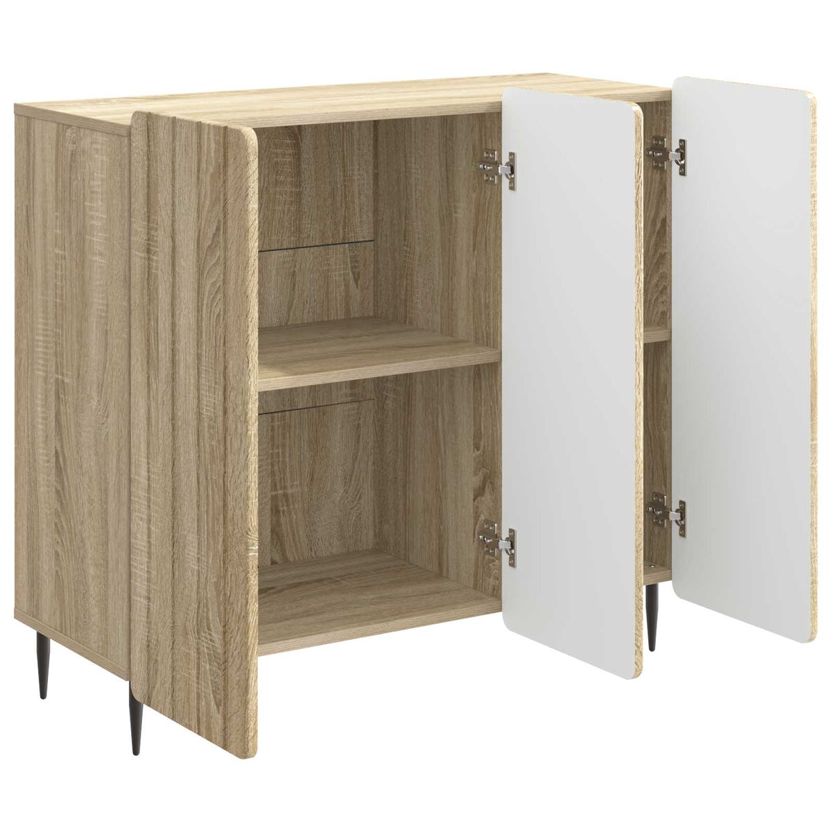 Sideboard Sonoma-Eiche 89 x 34,5 x 82 cm Holzwerkstoff
