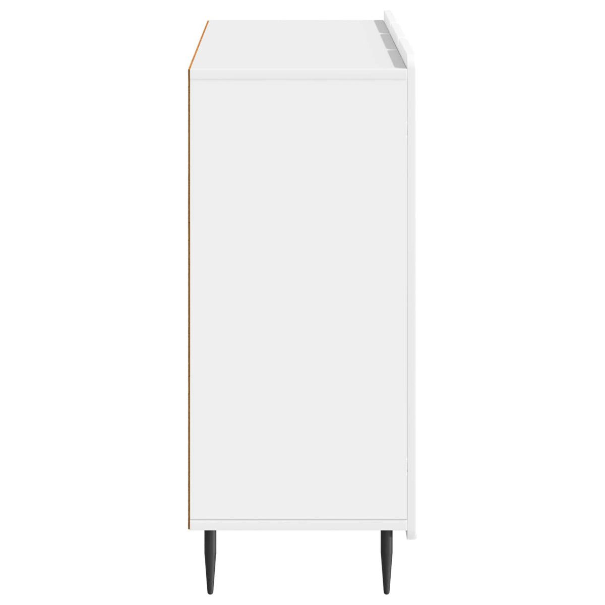 Sideboard Hochglanz Weiß 89 x 34,5 x 82 cm Holzwerkstoff