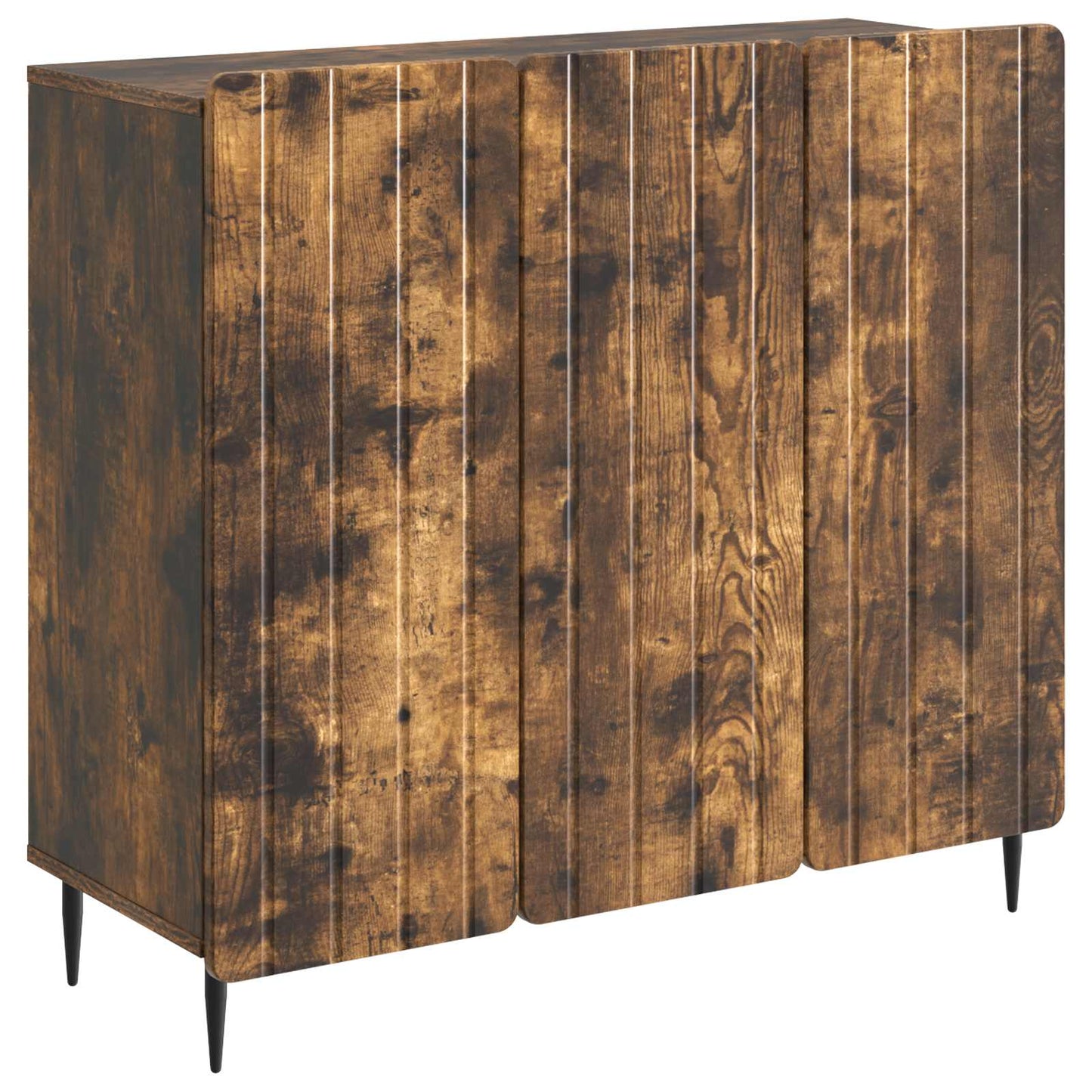 Sideboard Räuchereiche 89 x 34,5 x 82 cm Holzwerkstoff