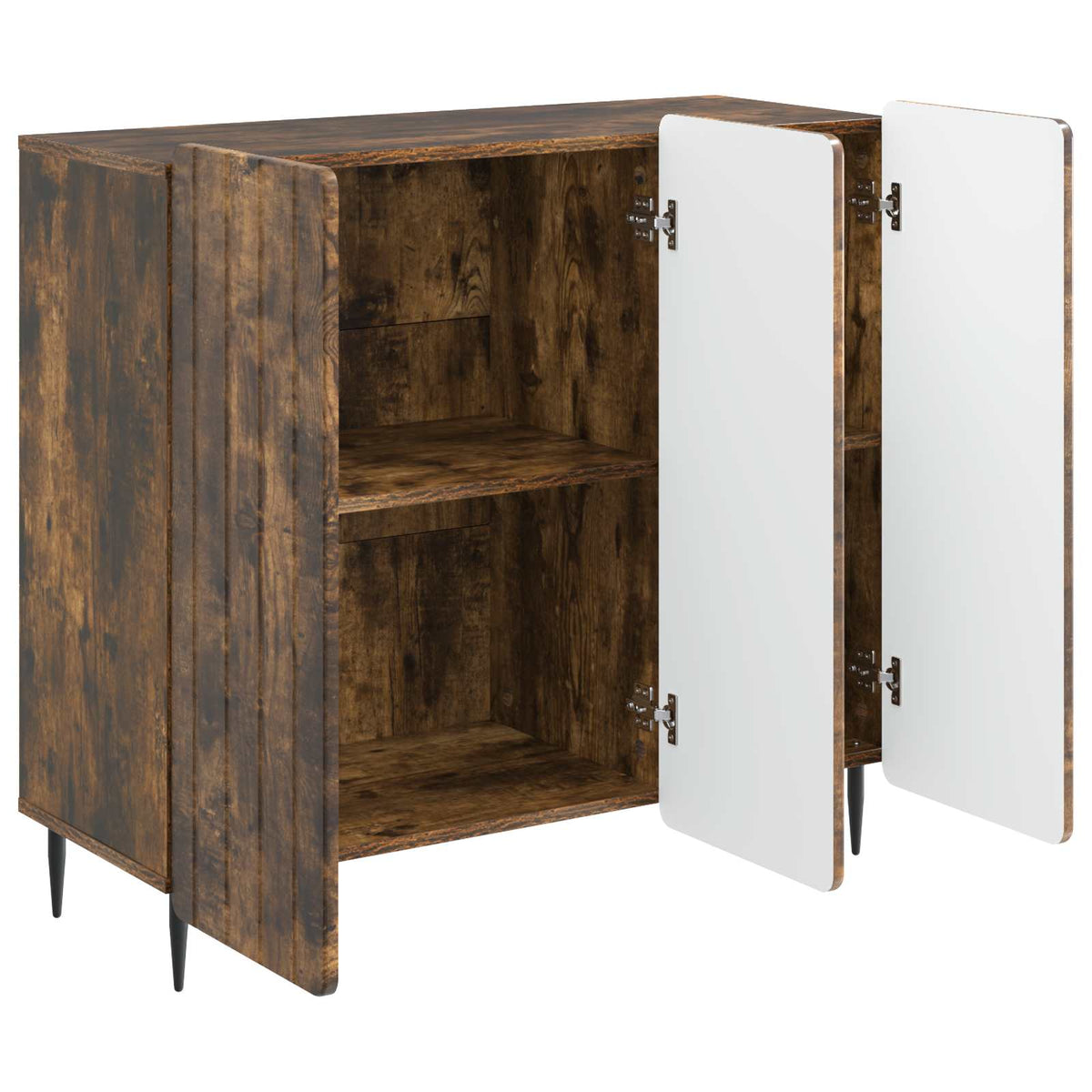 Sideboard Räuchereiche 89 x 34,5 x 82 cm Holzwerkstoff