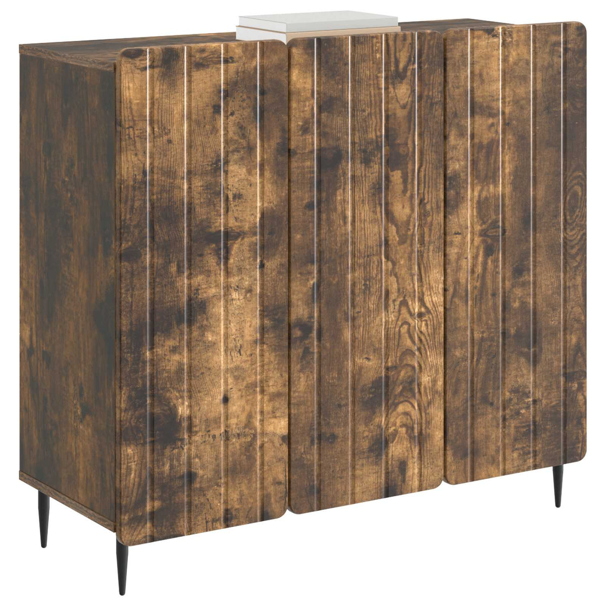 Sideboard Räuchereiche 89 x 34,5 x 82 cm Holzwerkstoff