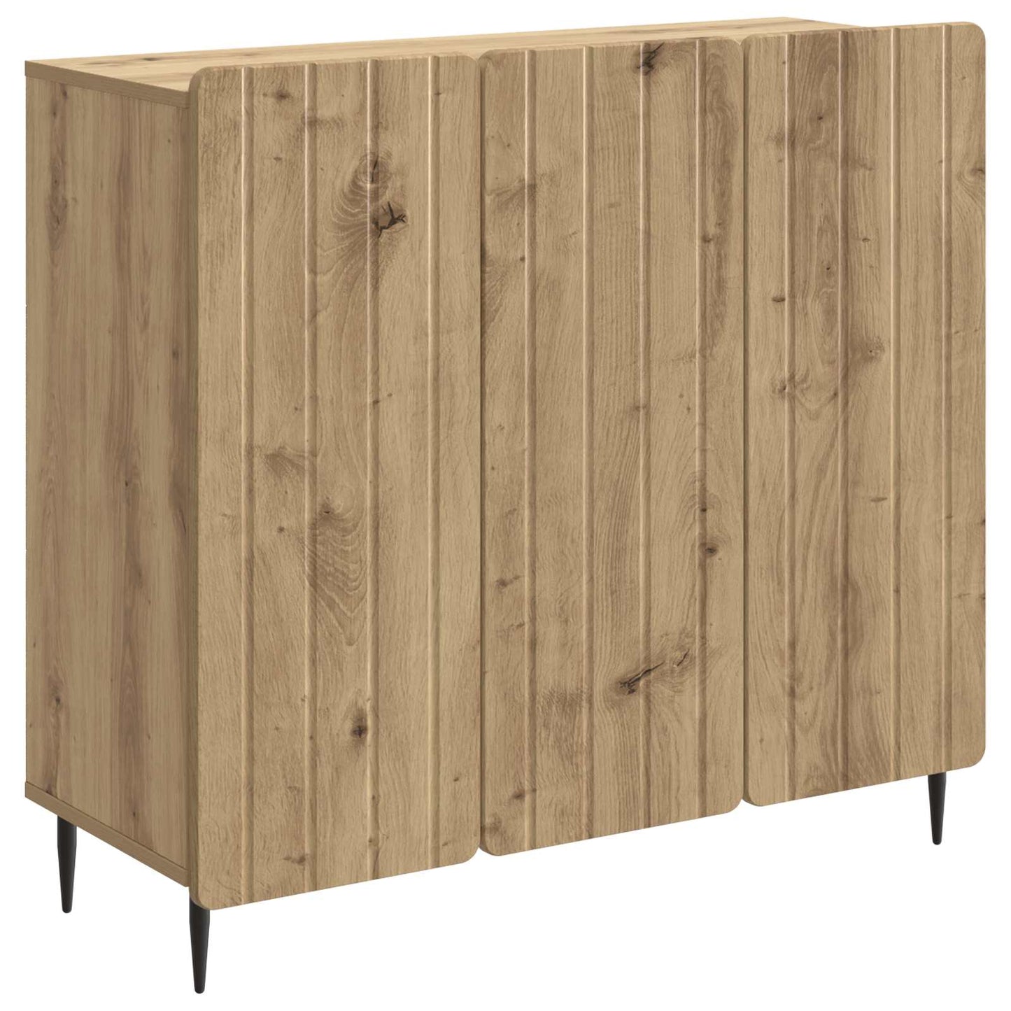 Sideboard Artisan-Eiche 89 x 34,5 x 82 cm Holzwerkstoff