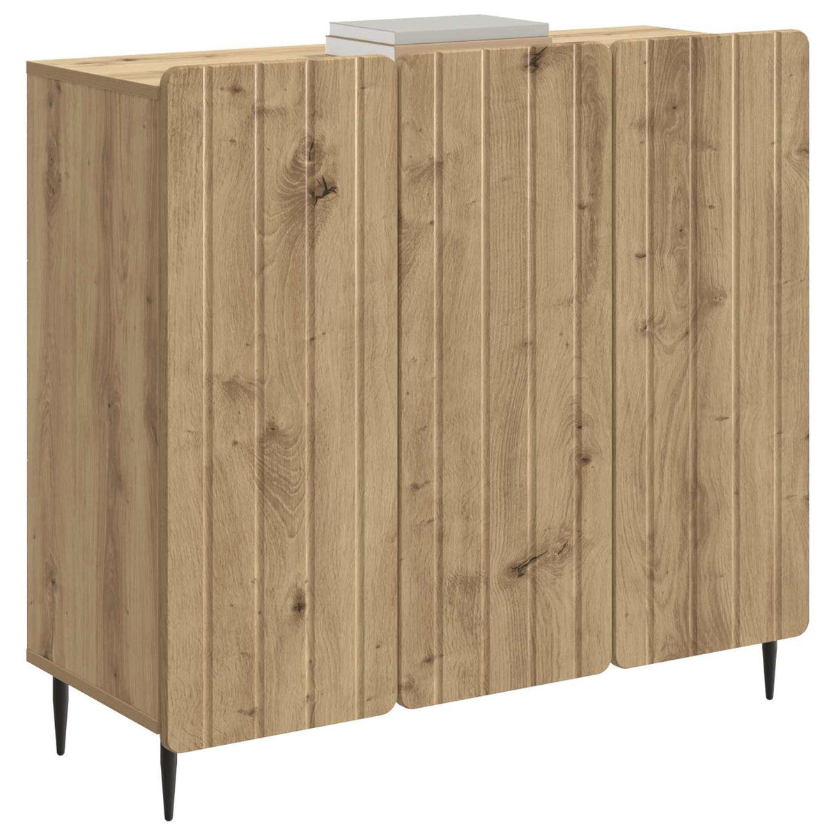 Sideboard Artisan-Eiche 89 x 34,5 x 82 cm Holzwerkstoff