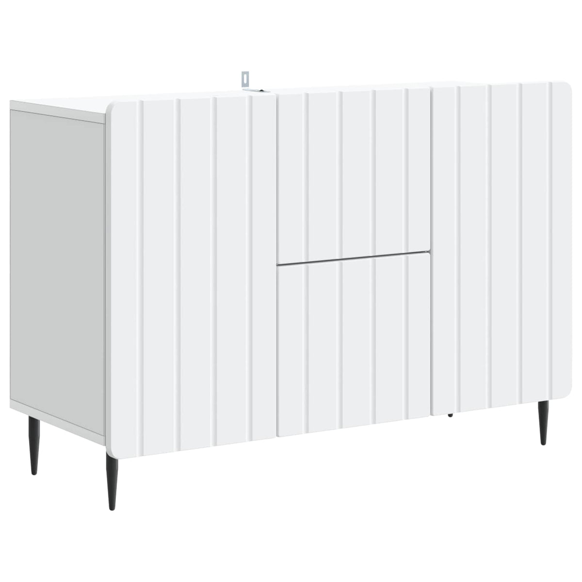 Sideboard Weiß 89 x 34,5 x 62 cm Holzwerkstoff