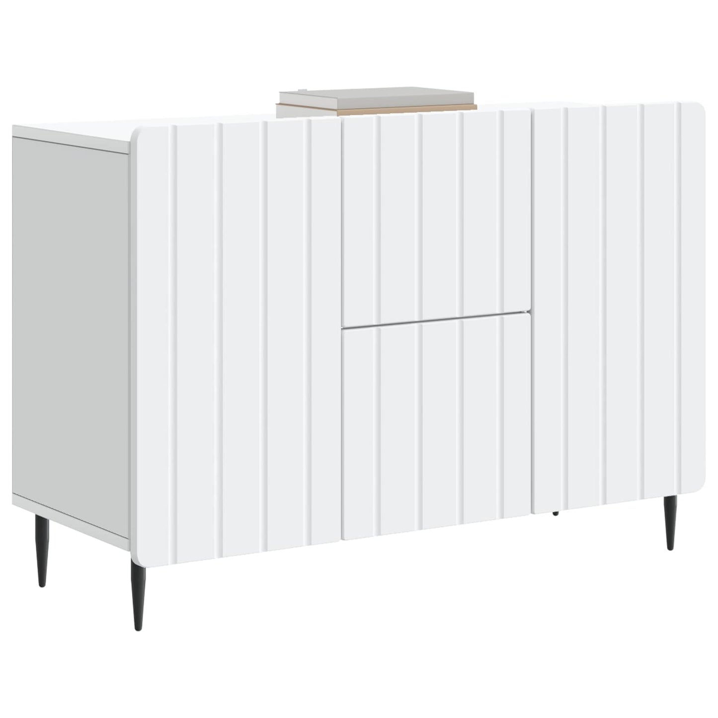 Sideboard Weiß 89 x 34,5 x 62 cm Holzwerkstoff