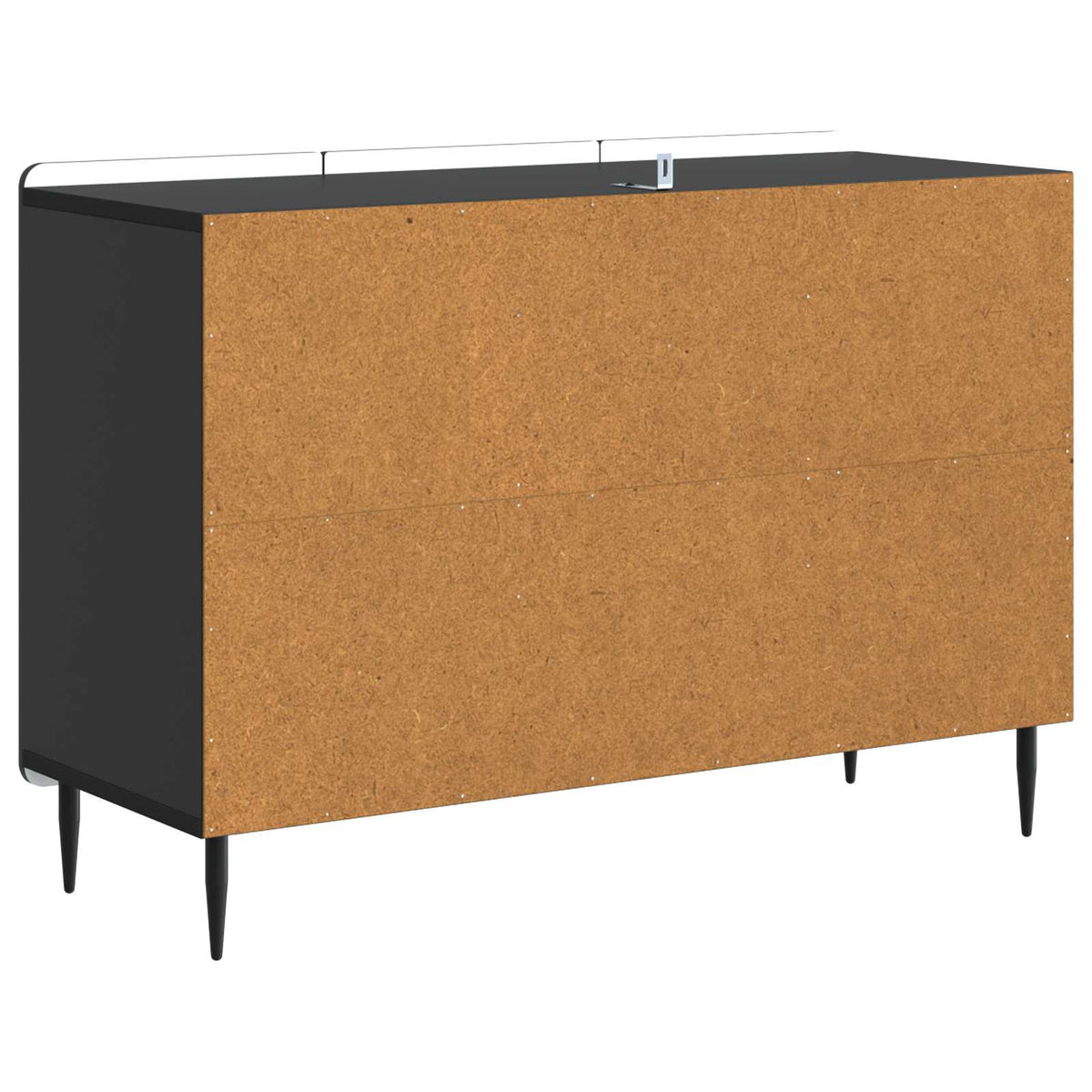 Sideboard Schwarz 89 x 34,5 x 62 cm Holzwerkstoff