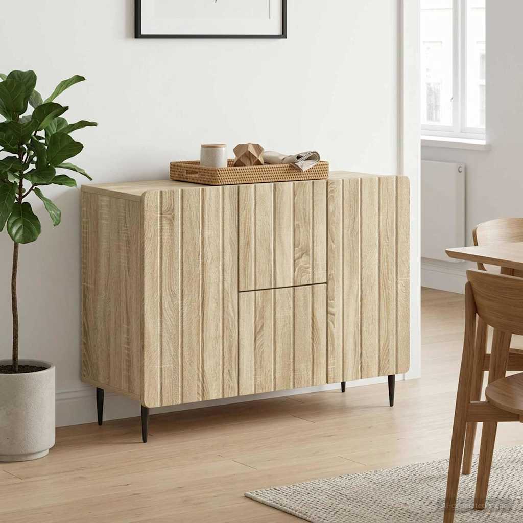 Sideboard Sonoma-Eiche 89 x 34,5 x 62 cm Holzwerkstoff