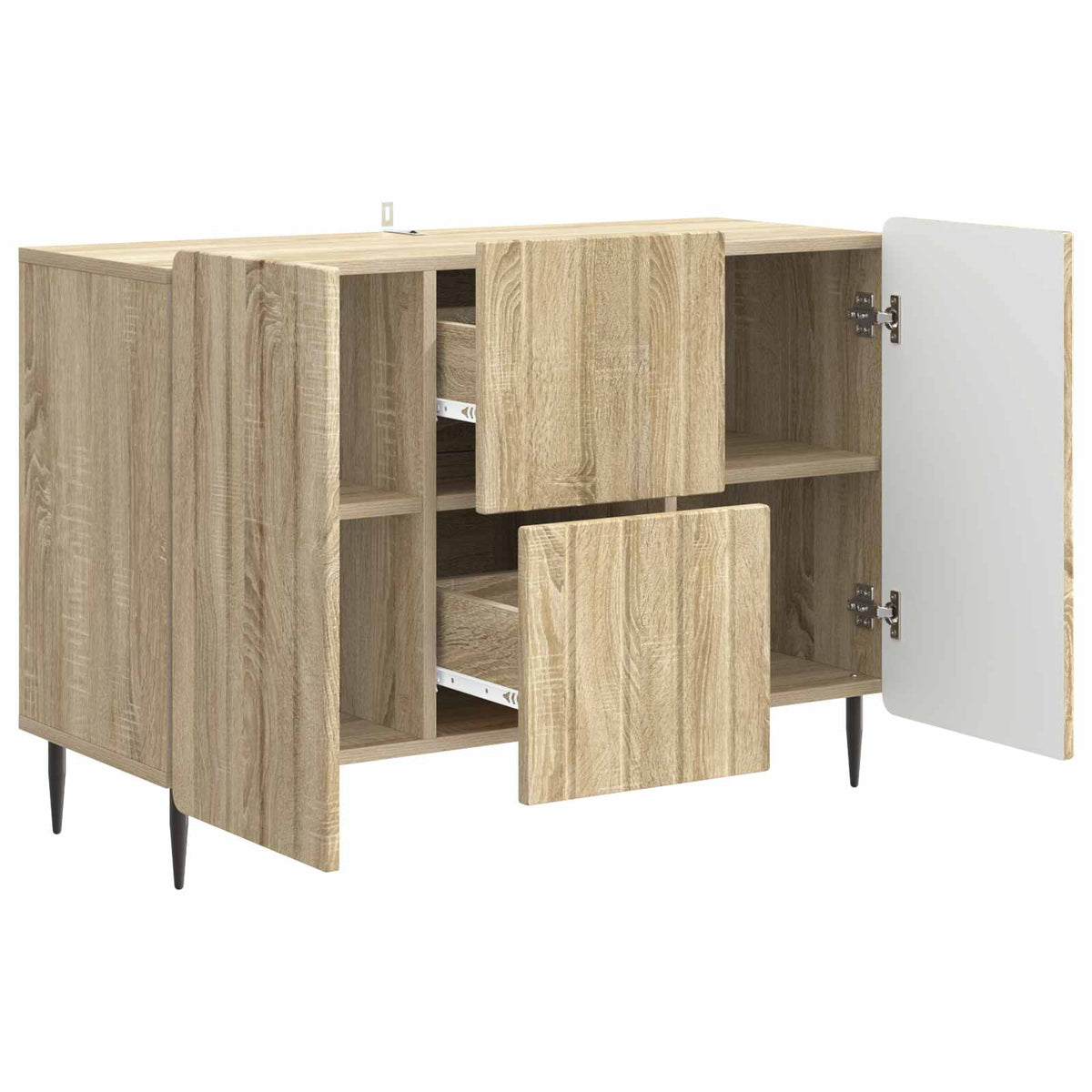 Sideboard Sonoma-Eiche 89 x 34,5 x 62 cm Holzwerkstoff
