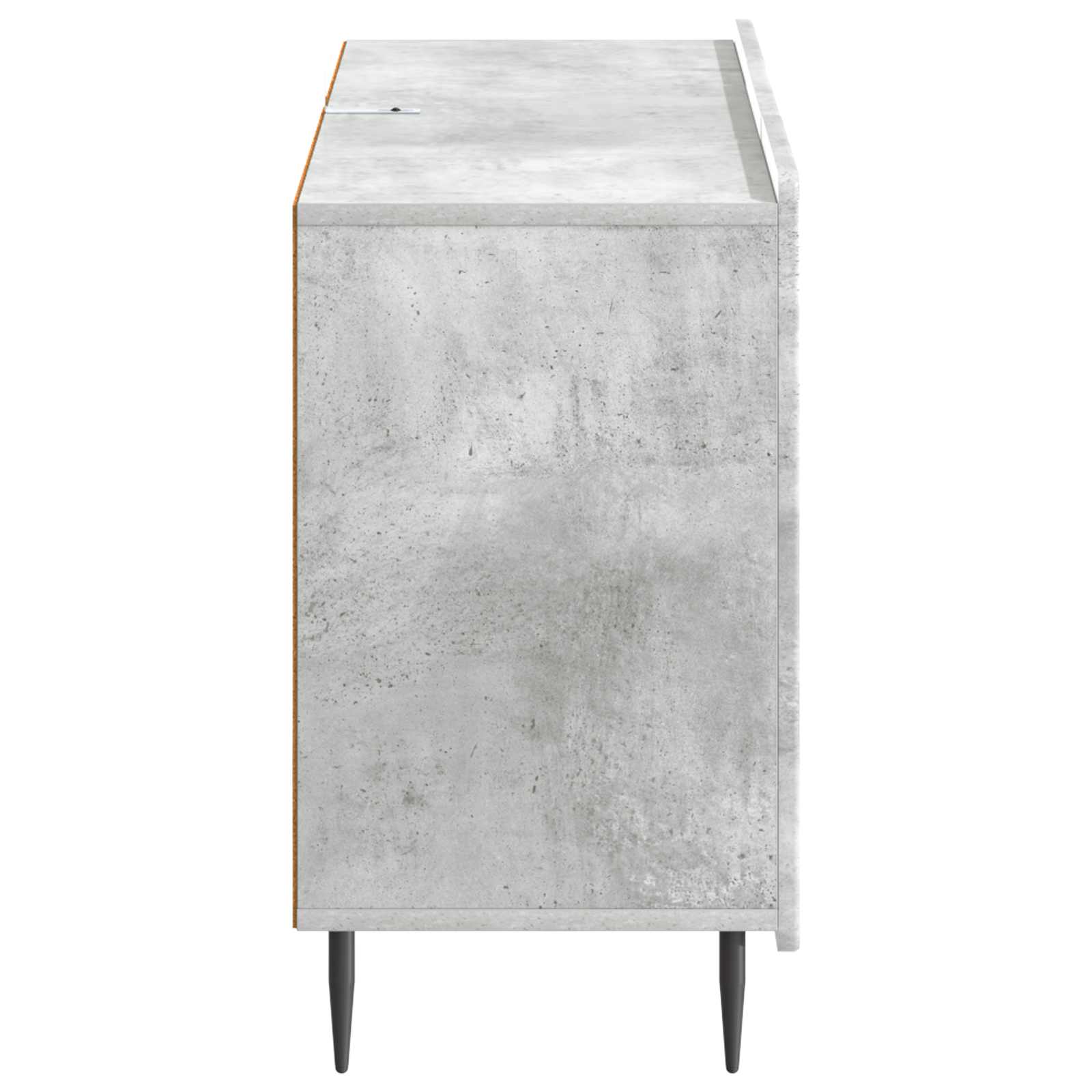 Sideboard Betongrau 89 x 34,5 x 62 cm Holzwerkstoff