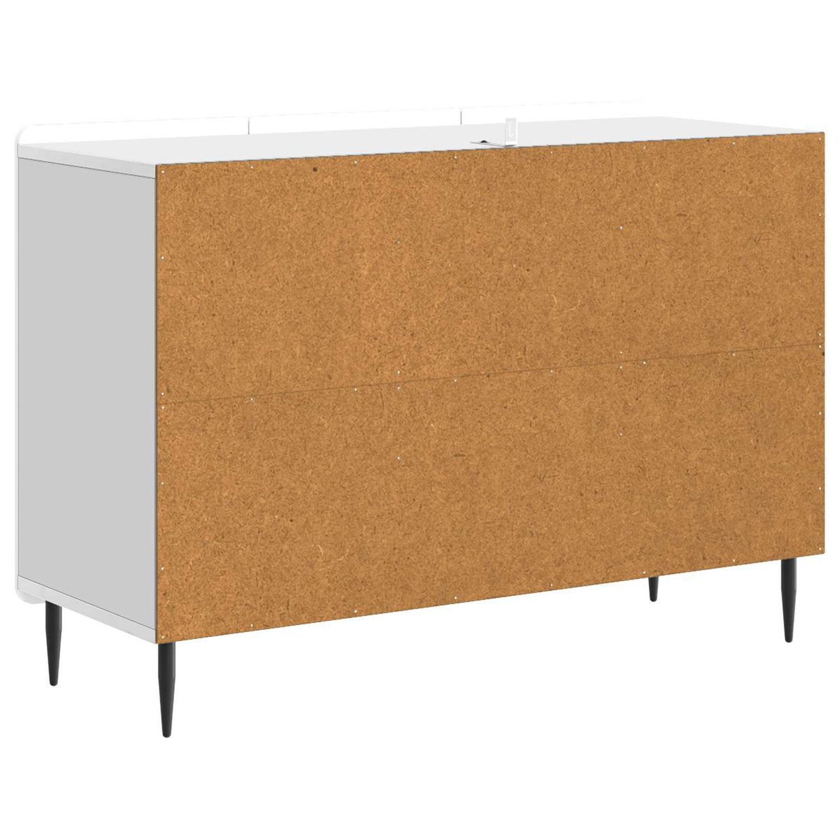 Sideboard Hochglanz Weiß 89 x 34,5 x 62 cm Holzwerkstoff