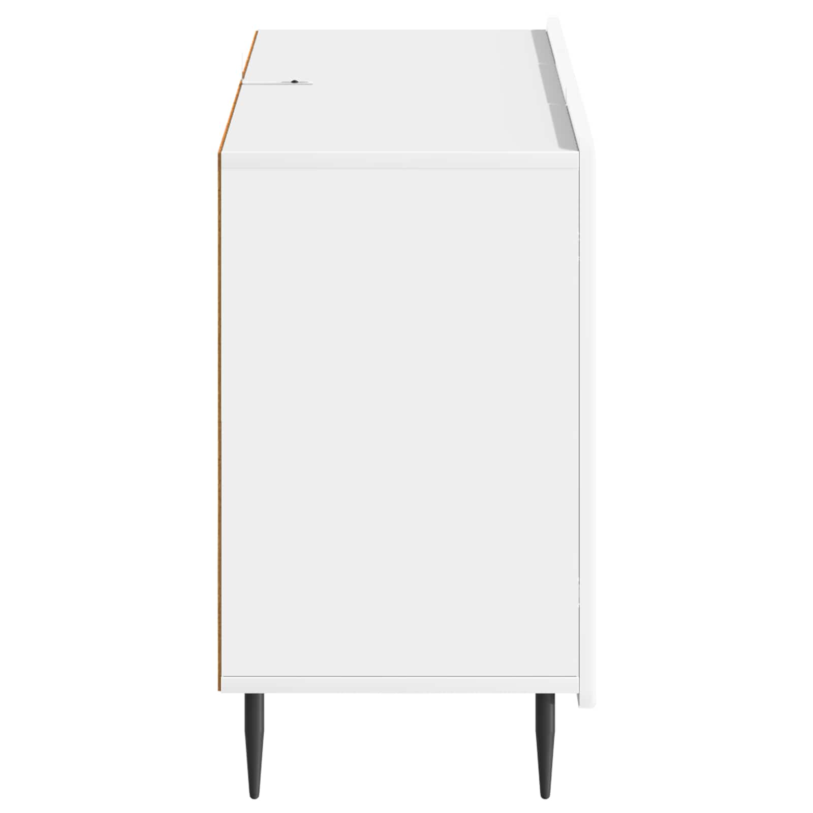 Sideboard Hochglanz Weiß 89 x 34,5 x 62 cm Holzwerkstoff