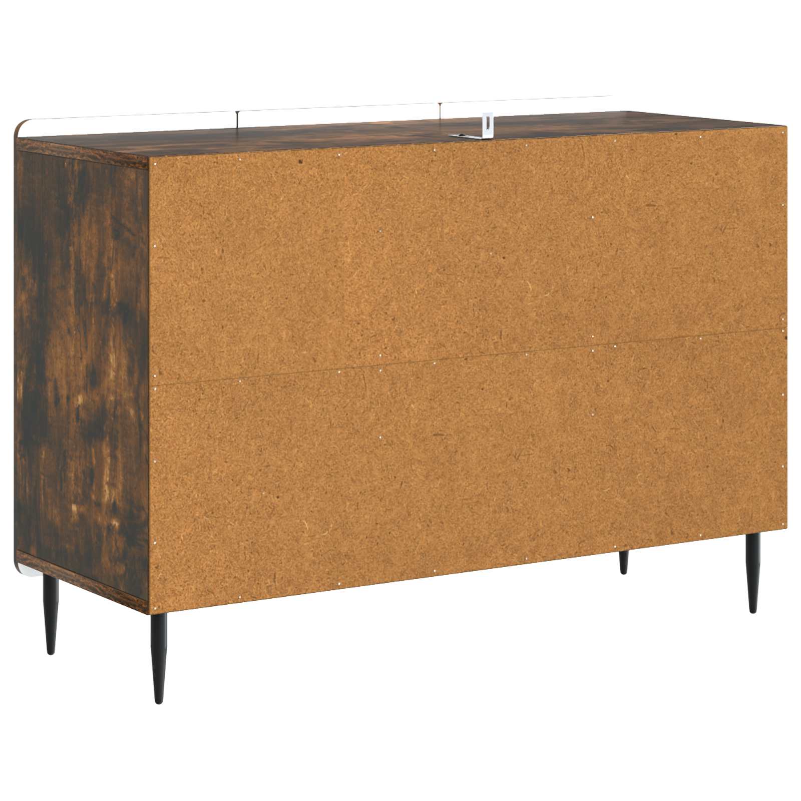 Sideboard Geräucherte Eiche 89 x 34,5 x 62 cm Holzwerkstoff