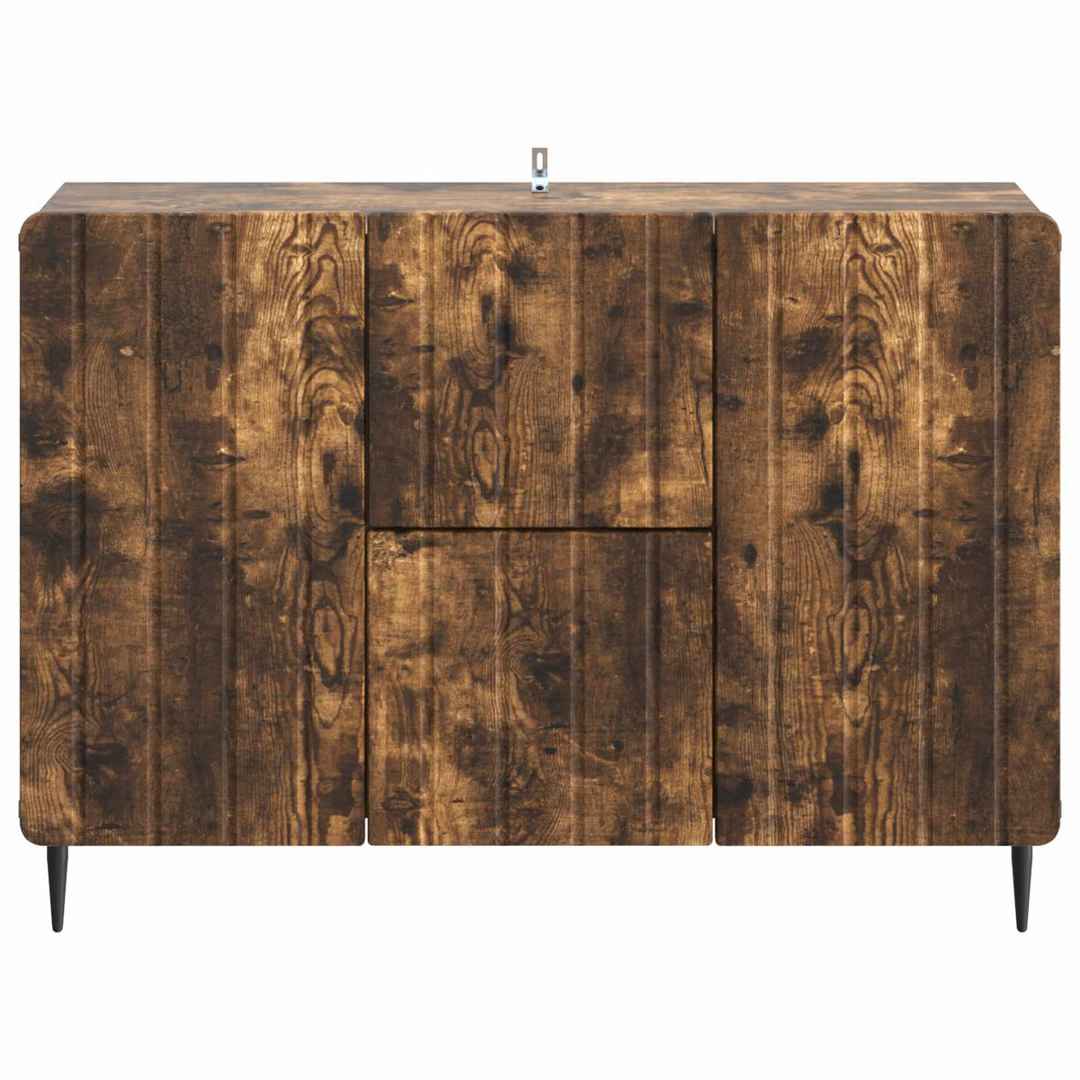 Sideboard Geräucherte Eiche 89 x 34,5 x 62 cm Holzwerkstoff